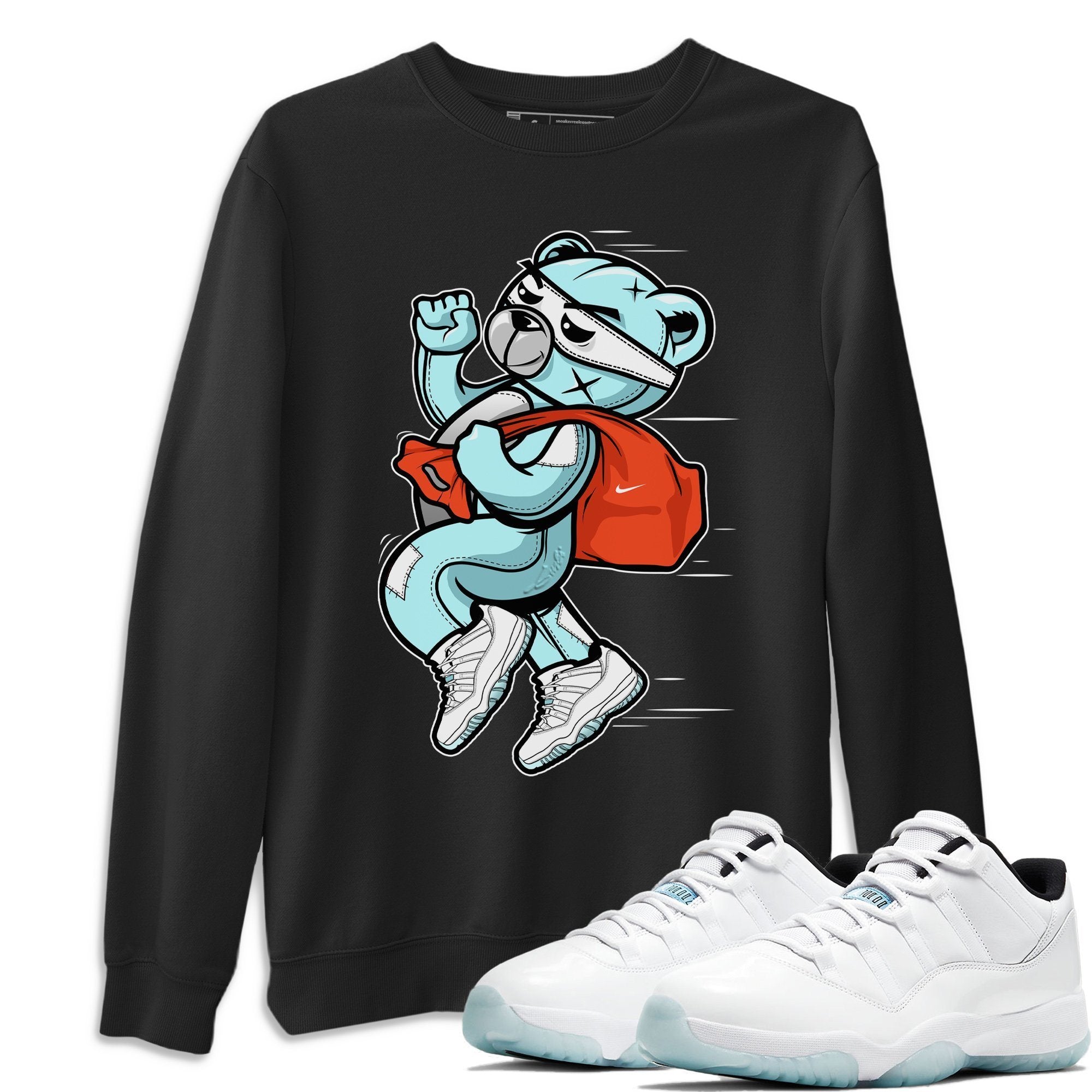 Thief Bear Unisex Tops - Air Jordan 11 Legend Blue