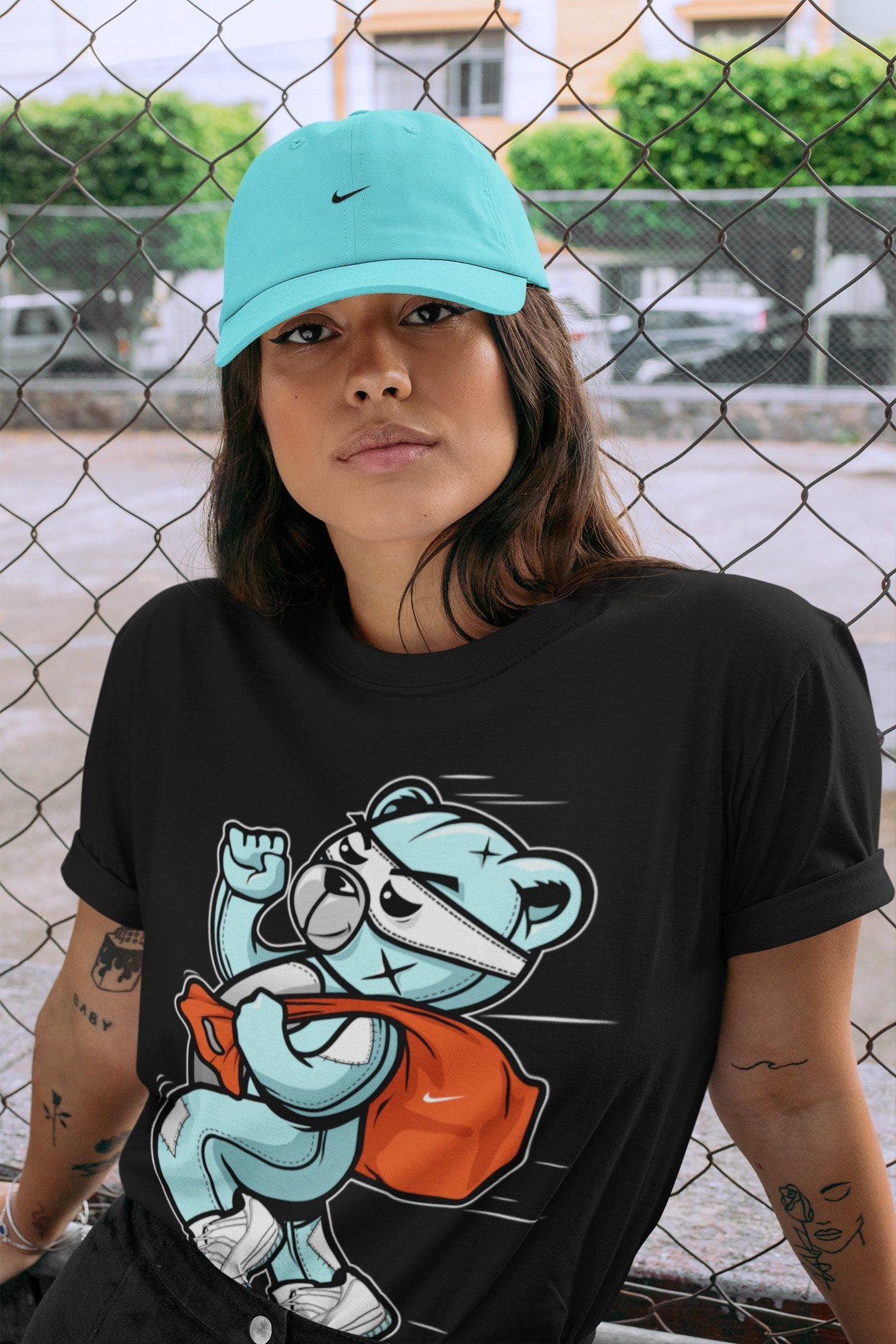 Thief Bear Unisex Tops - Air Jordan 11 Legend Blue