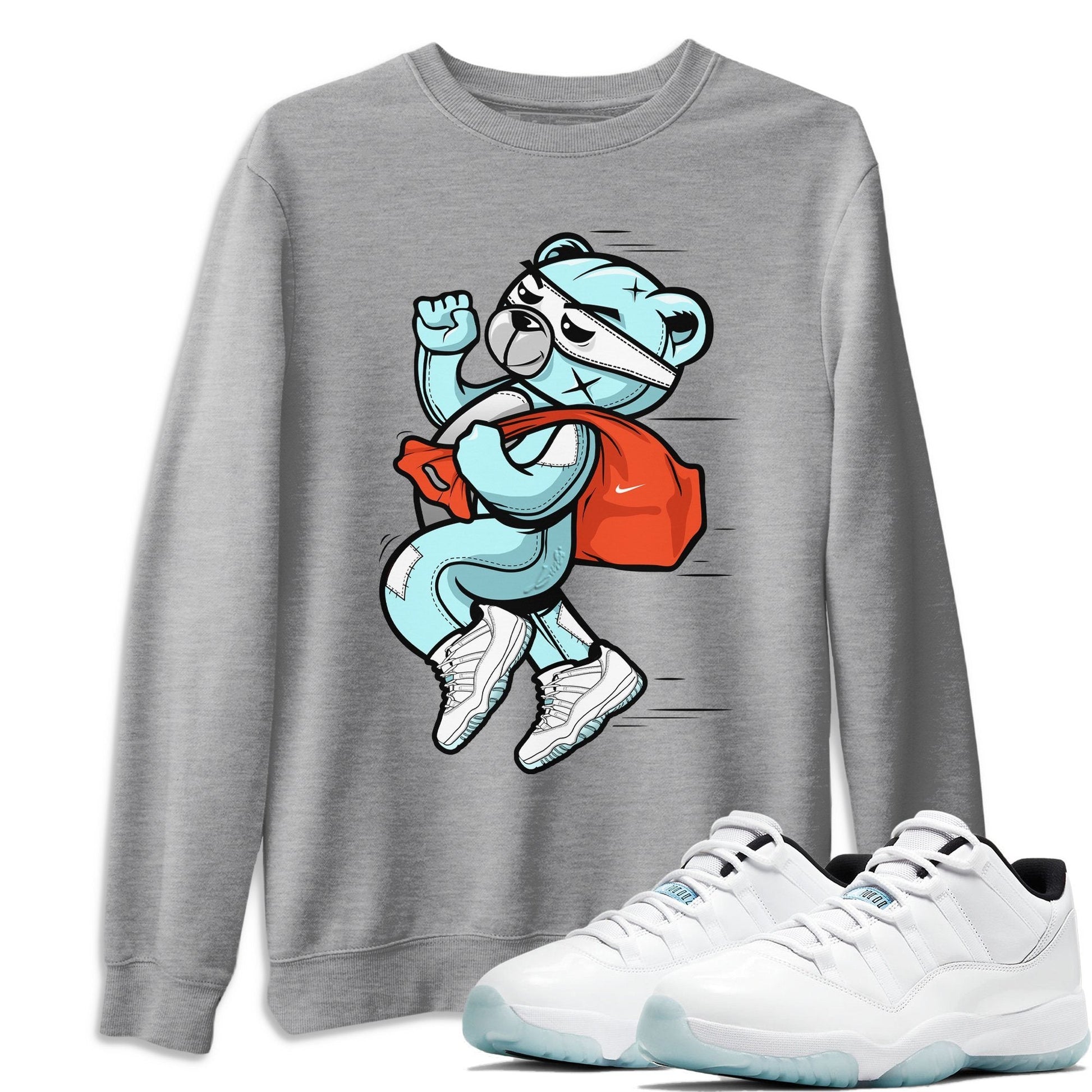 Thief Bear Unisex Tops - Air Jordan 11 Legend Blue