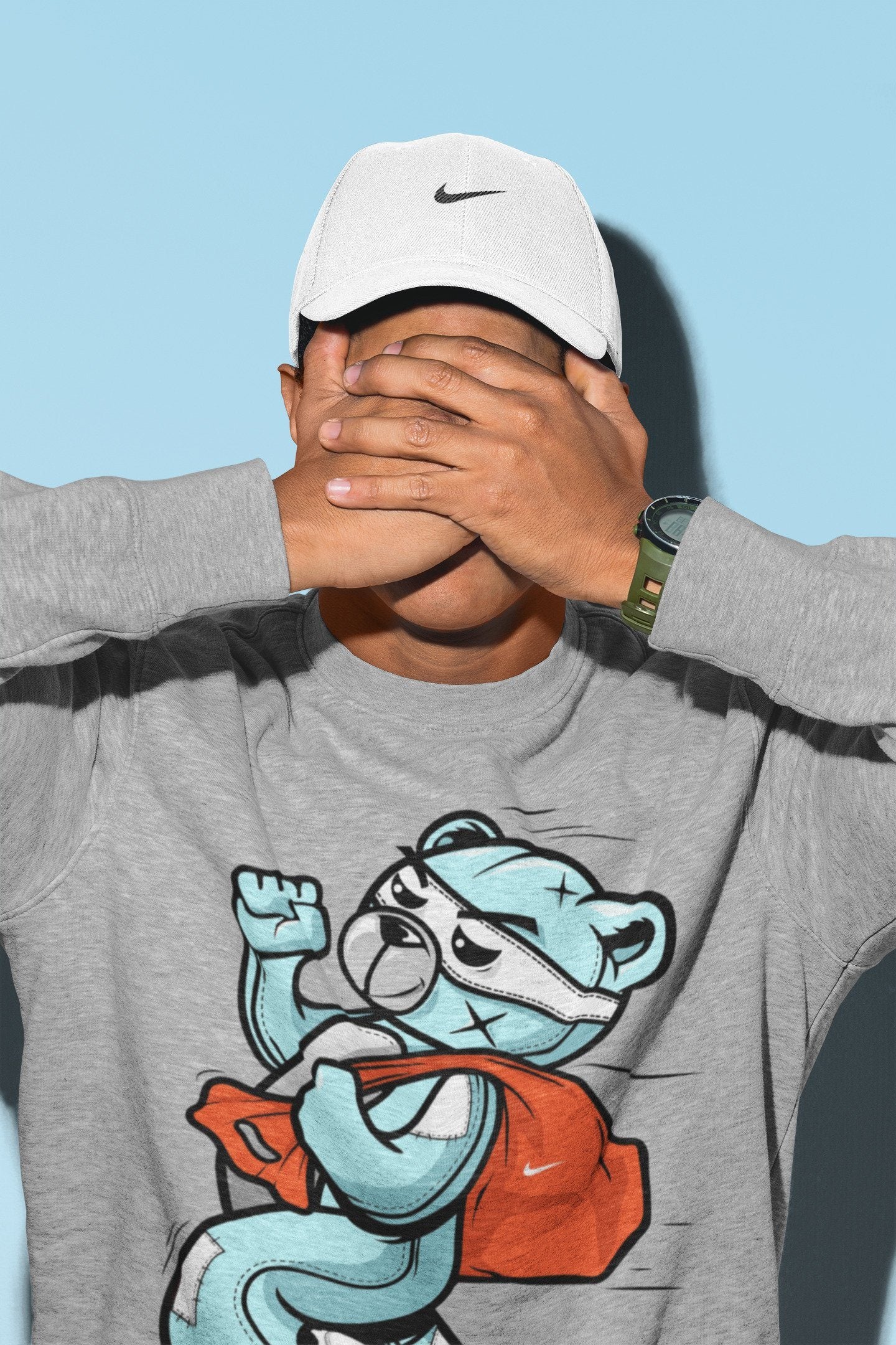 Thief Bear Unisex Tops - Air Jordan 11 Legend Blue