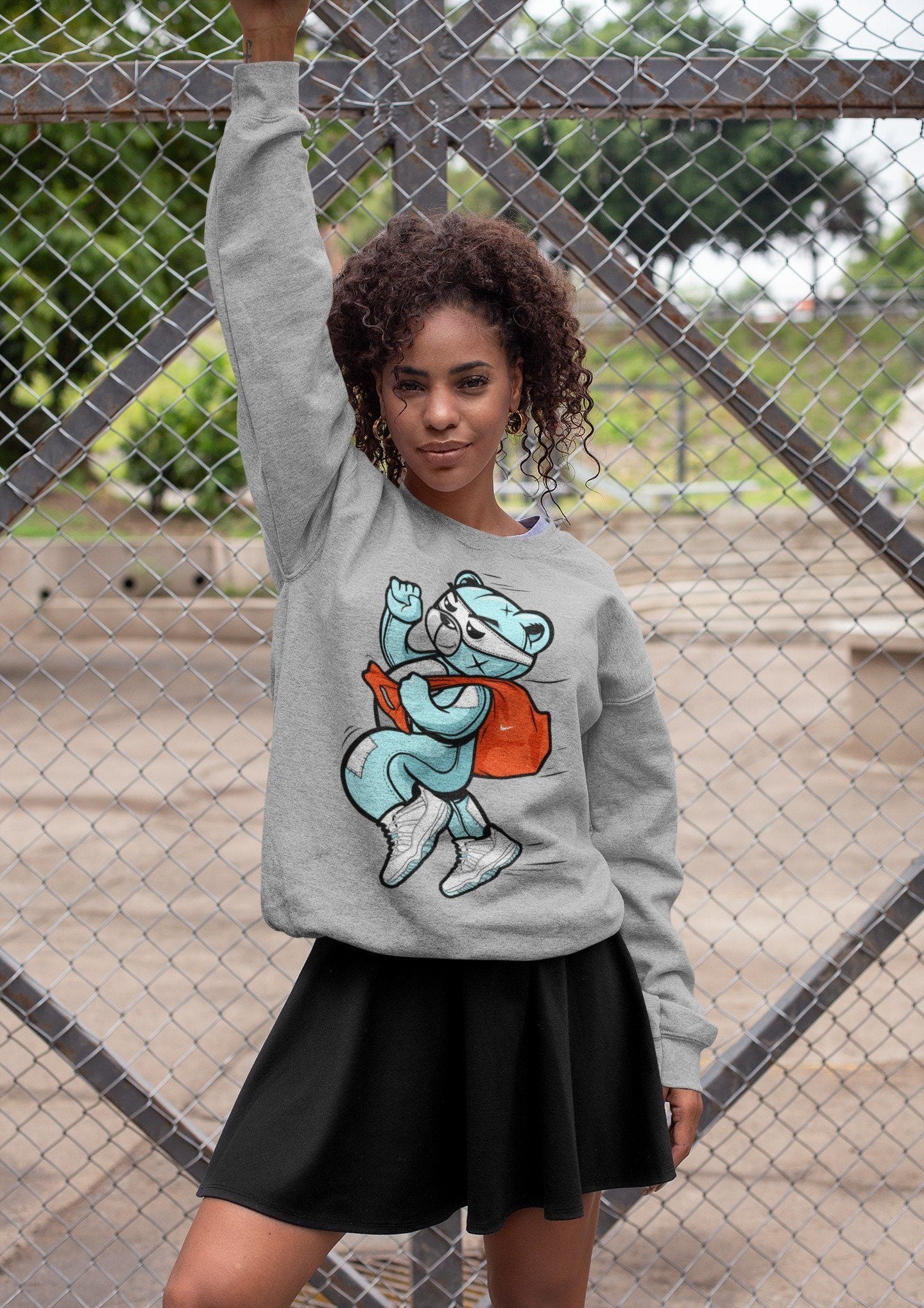 Thief Bear Unisex Tops - Air Jordan 11 Legend Blue