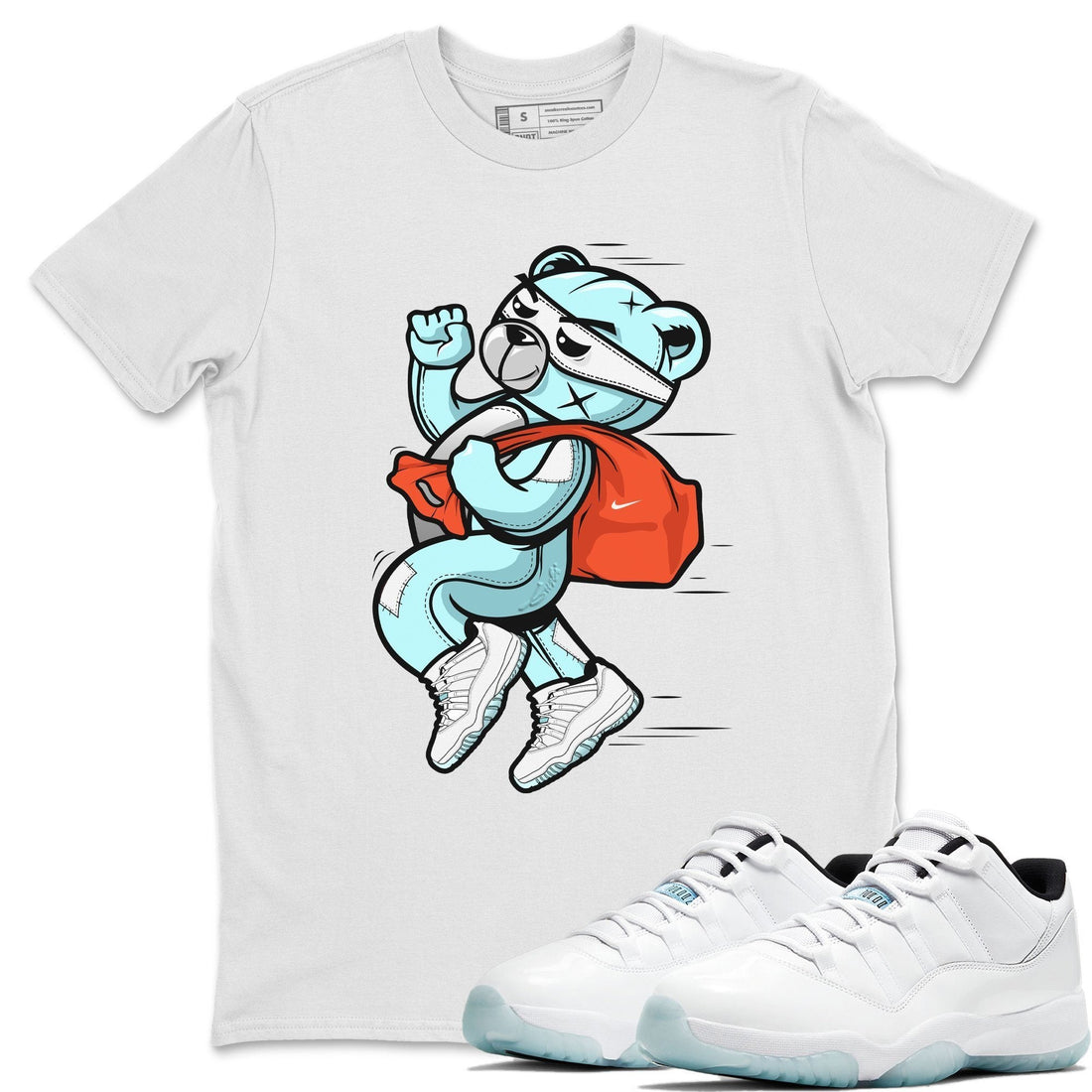Thief Bear Unisex Tops - Air Jordan 11 Legend Blue