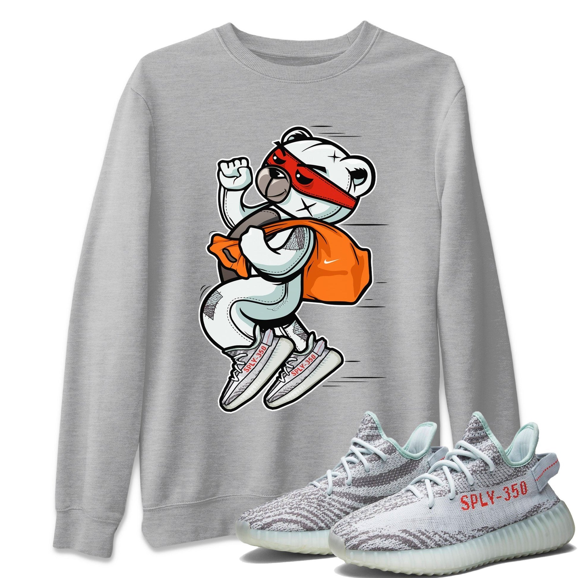 Thief Bear Unisex Tops - Yeezy 350 Blue Tint