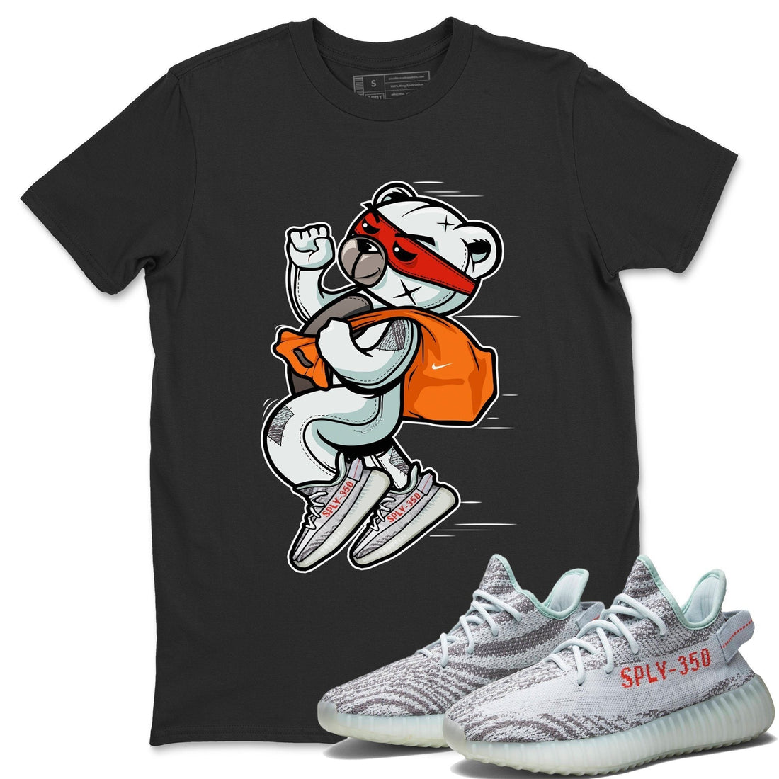 Thief Bear Unisex Tops - Yeezy 350 Blue Tint