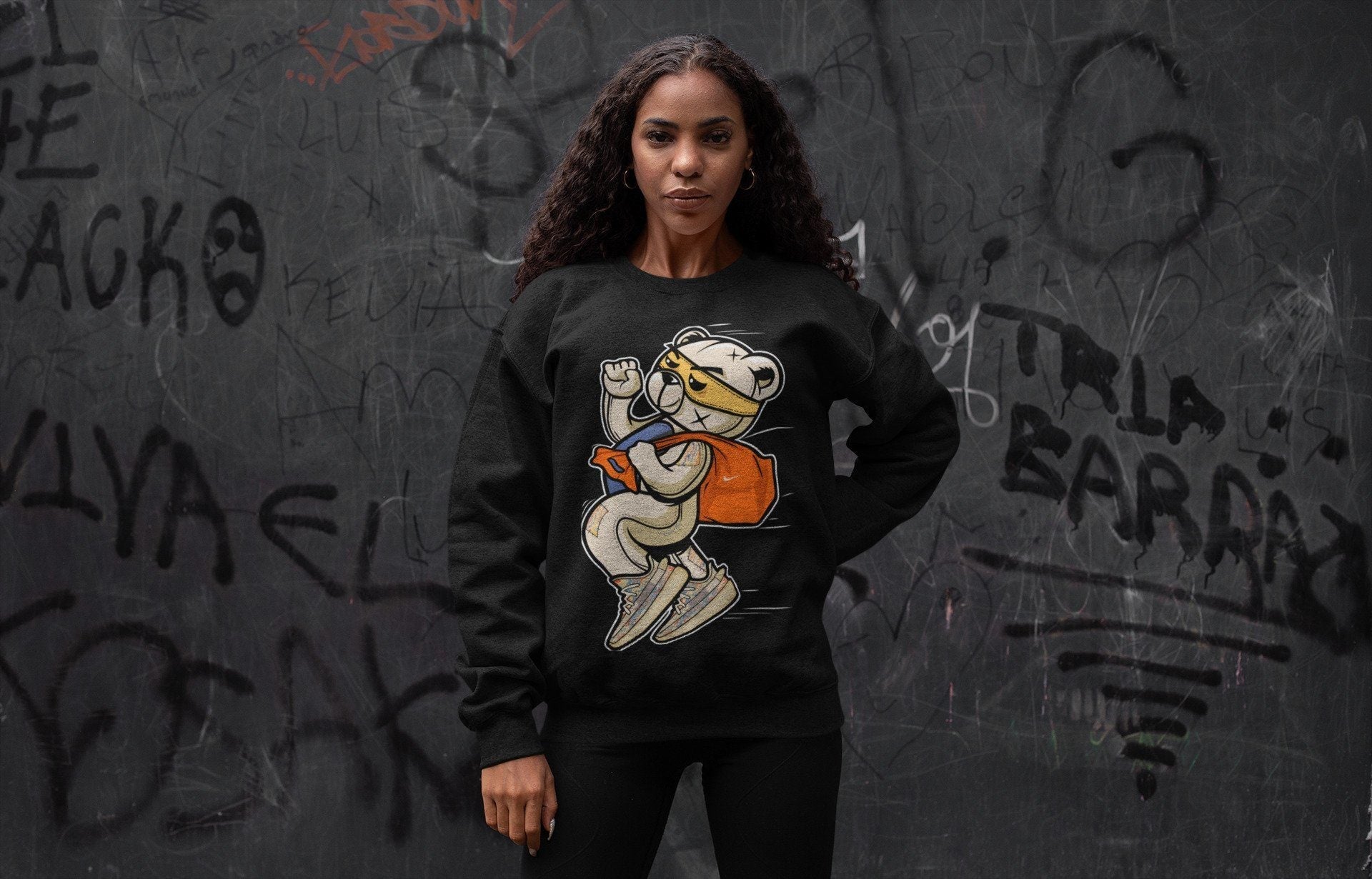 Thief Bear Unisex Tops - Yeezy 350 MX Oat