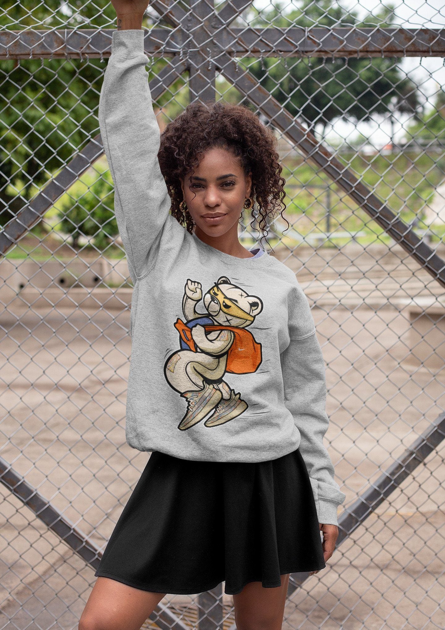 Thief Bear Unisex Tops - Yeezy 350 MX Oat