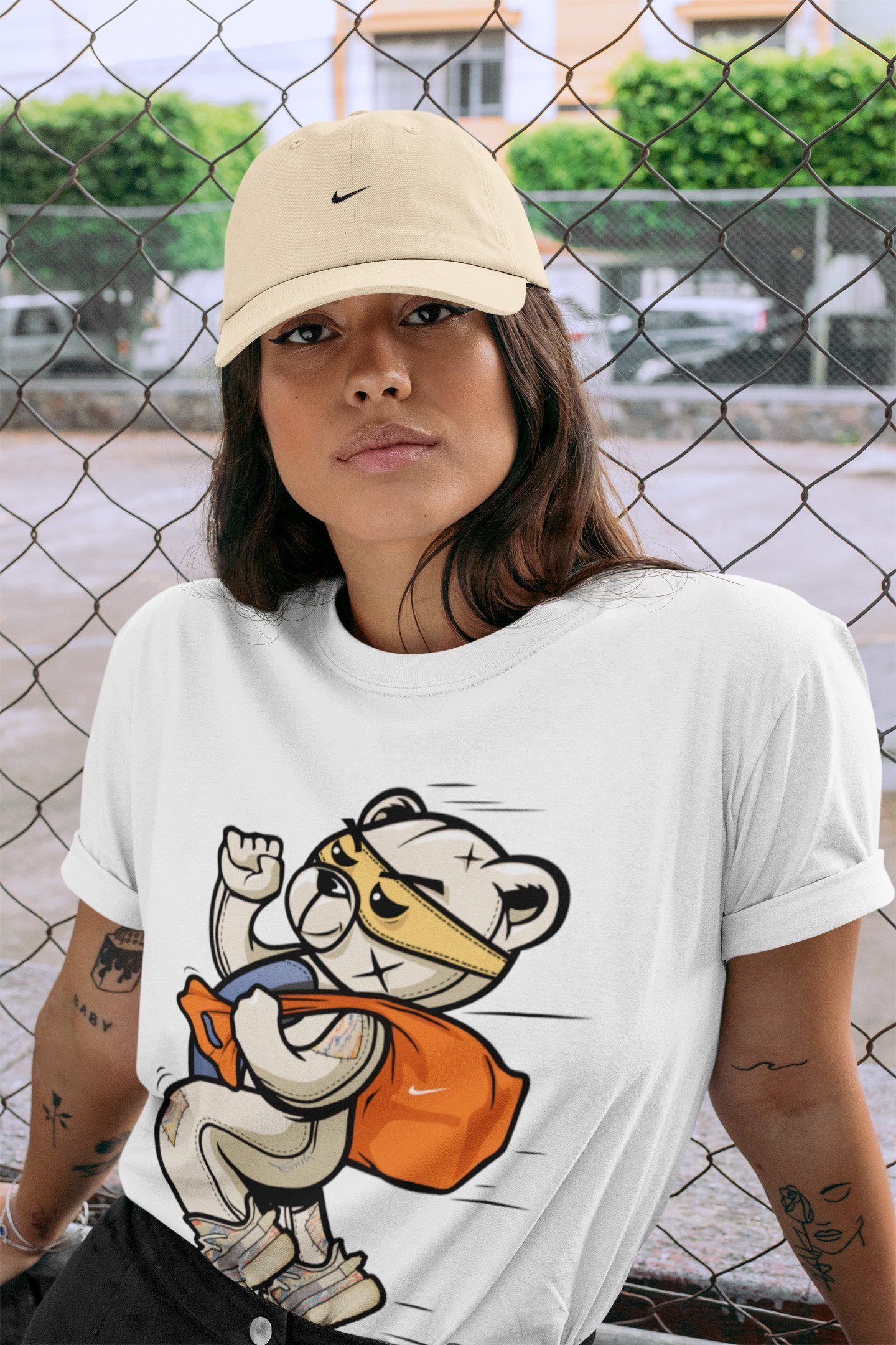 Thief Bear Unisex Tops - Yeezy 350 MX Oat