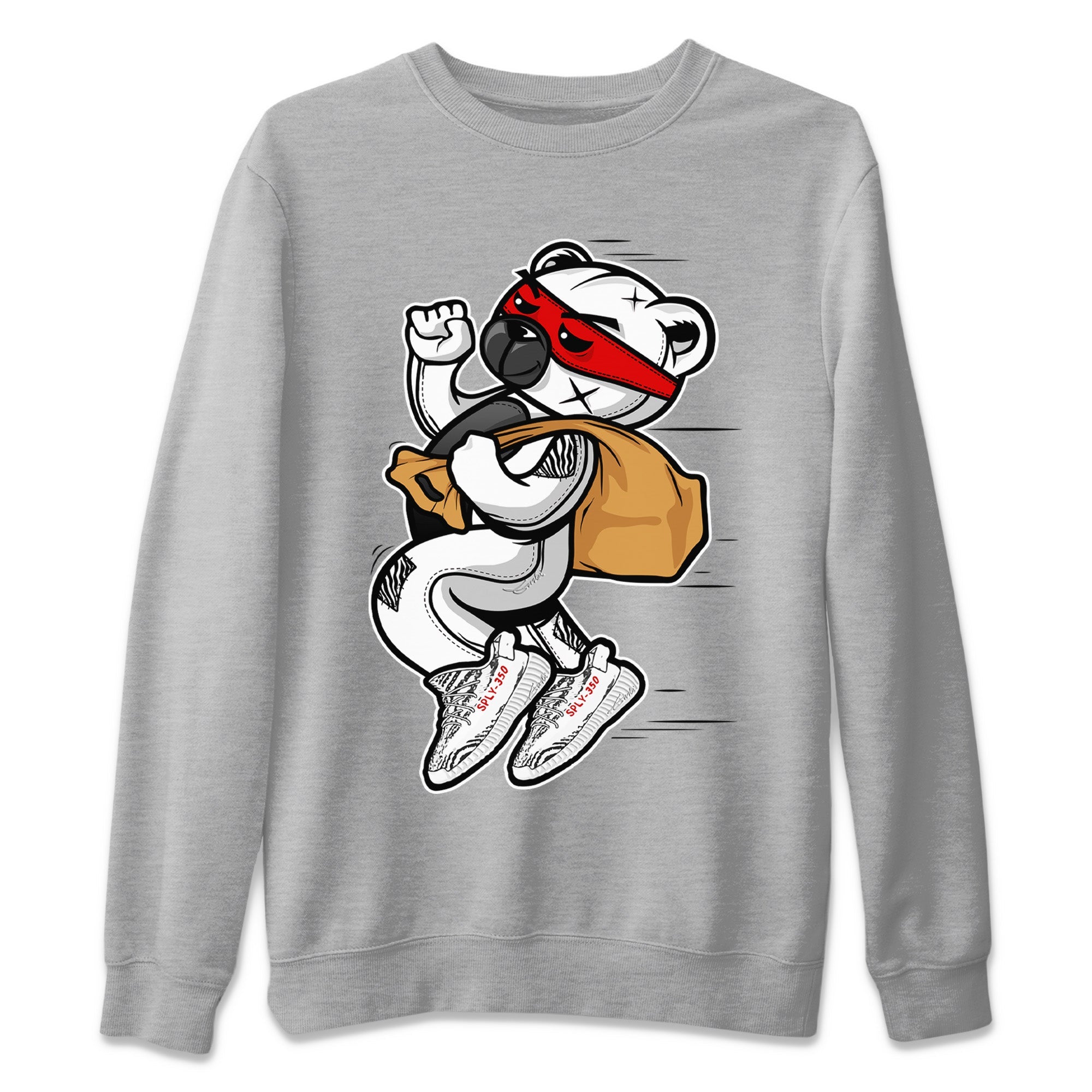 Thief Bear Unisex Tops - Yeezy 350 Zebra