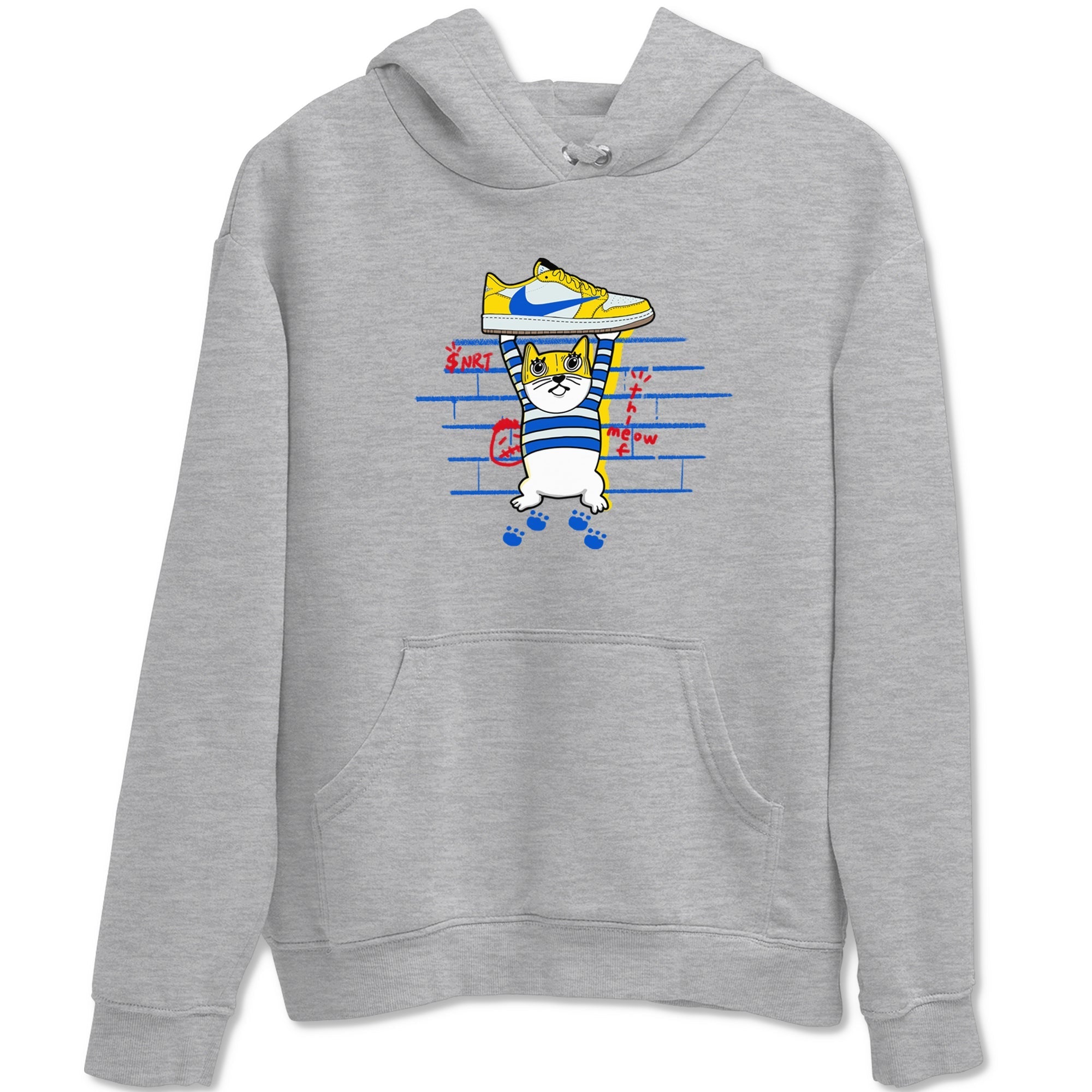 Thief Cat Sneaker Tees - Air Jordan 1 Travis Scott Canary