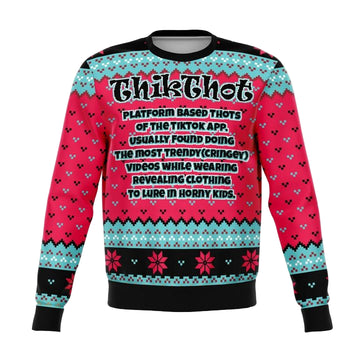 Thikthot Meme 2022 Design 3d Ugly Christmas Sweater ? Usalast