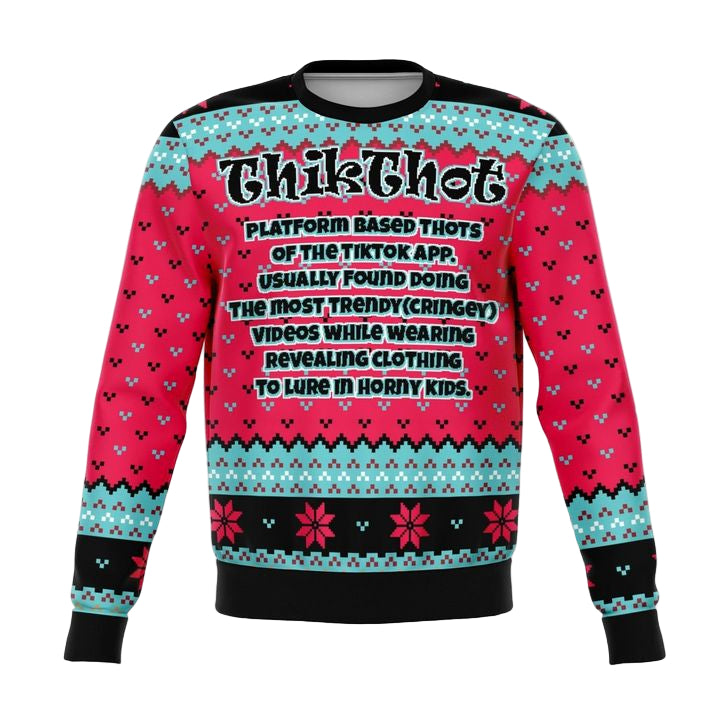 Thikthot Meme 2022 Design 3d Ugly Christmas Sweater ? Usalast