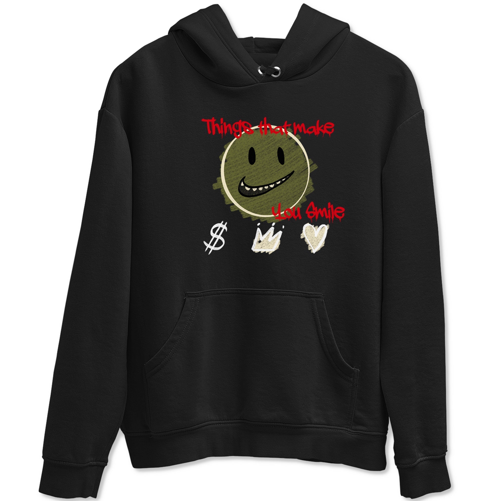 Things That Make You Smile Sneaker Tees - Air Jordan 1 Travis Scott Medium Olive