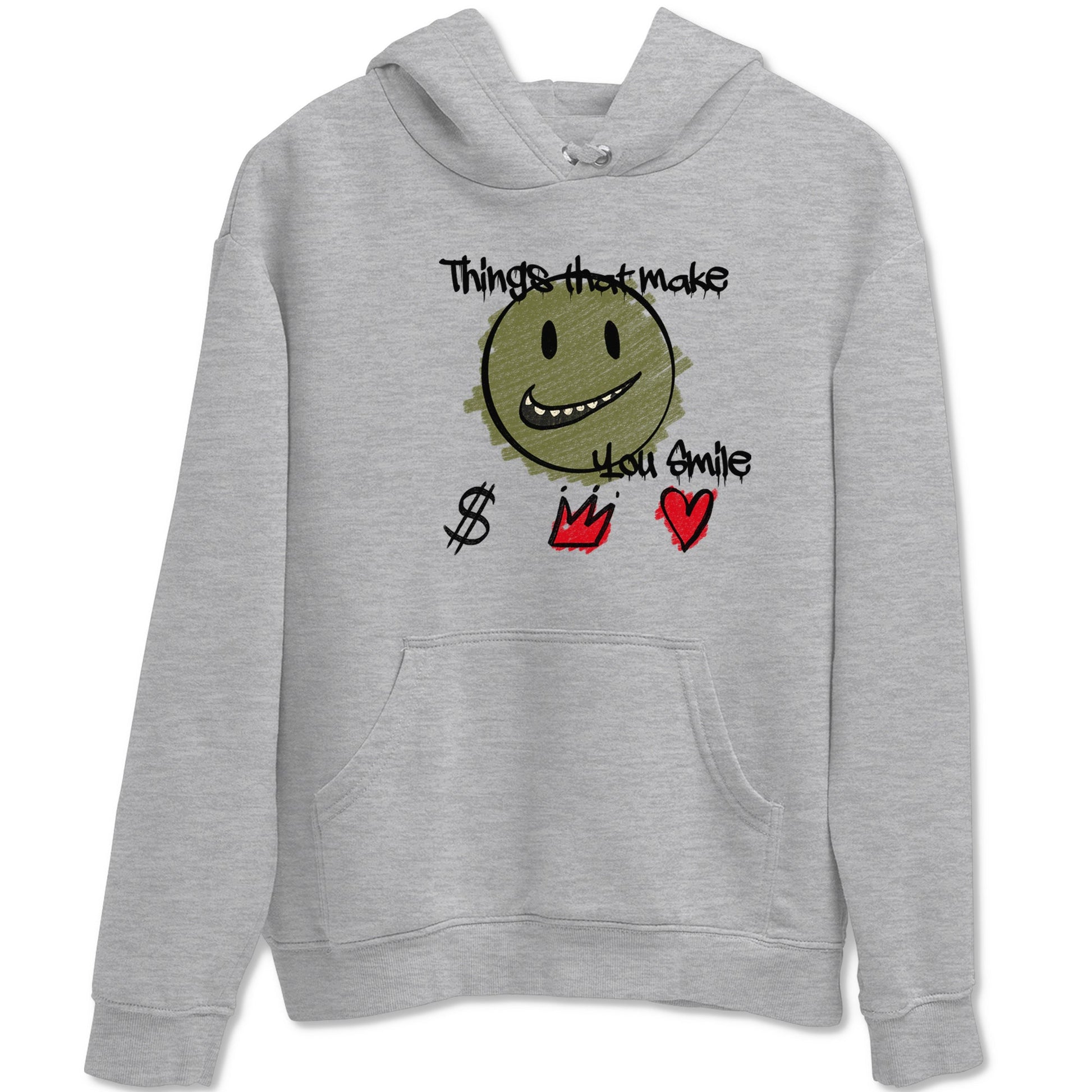 Things That Make You Smile Sneaker Tees - Air Jordan 1 Travis Scott Medium Olive