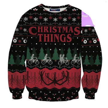 Things Xmas 3d Ugly Christmas Sweater ? Usalast