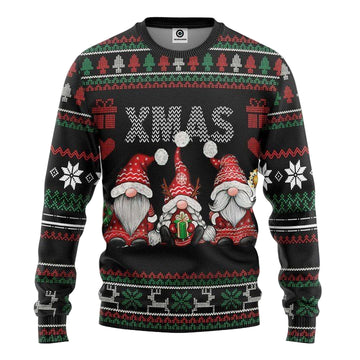 Three Gnomes Xmas Christmas Sweater ? Usalast