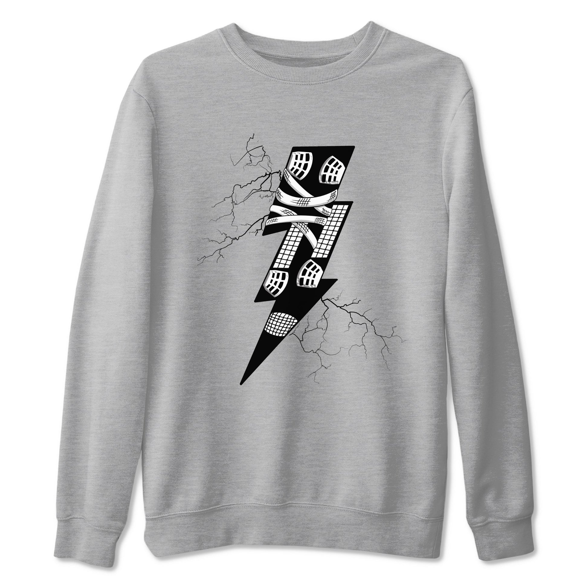 Thunder Kick Sneaker Tees - Air Jordan 4 White Thunder