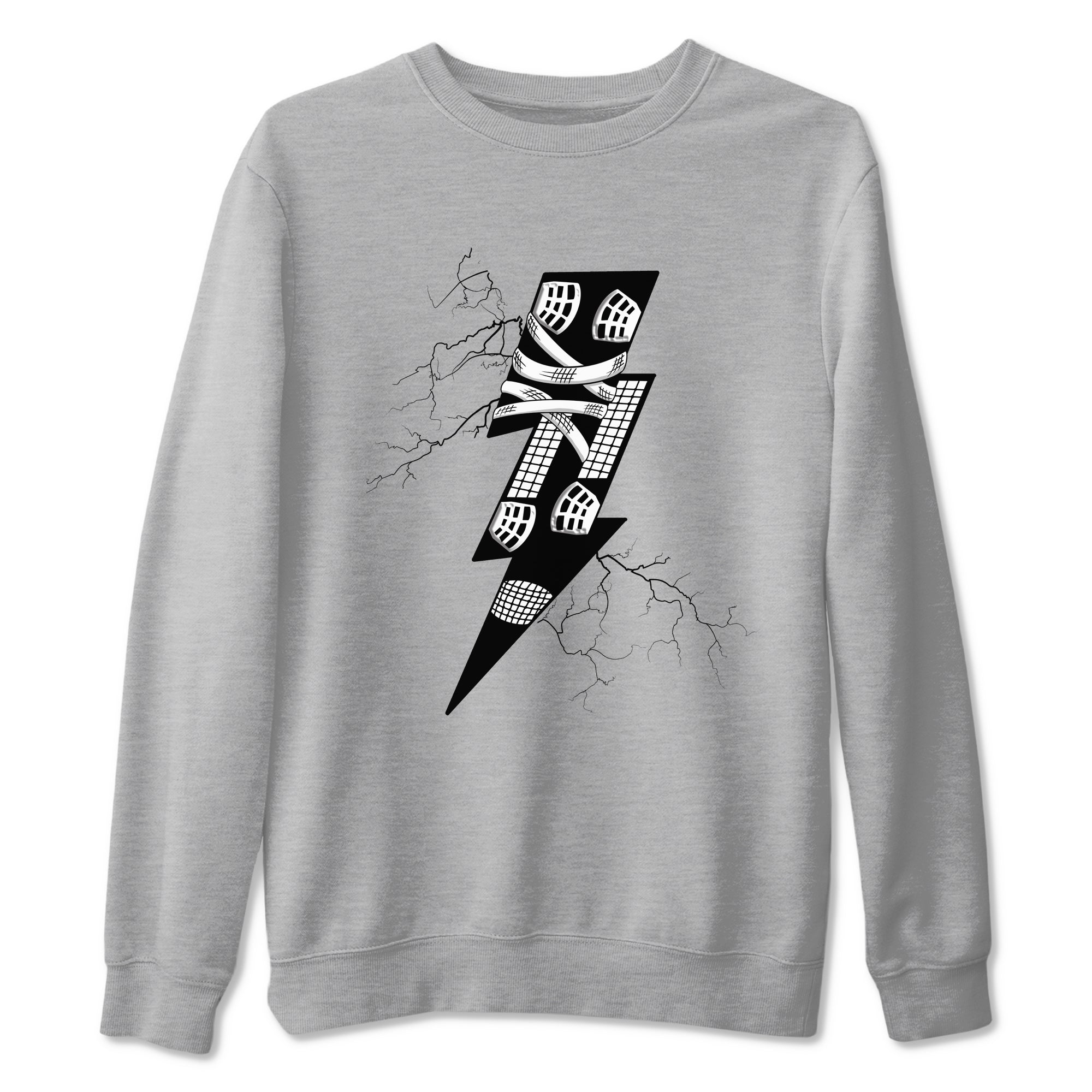 Thunder Kick Sneaker Tees - Air Jordan 4 White Thunder