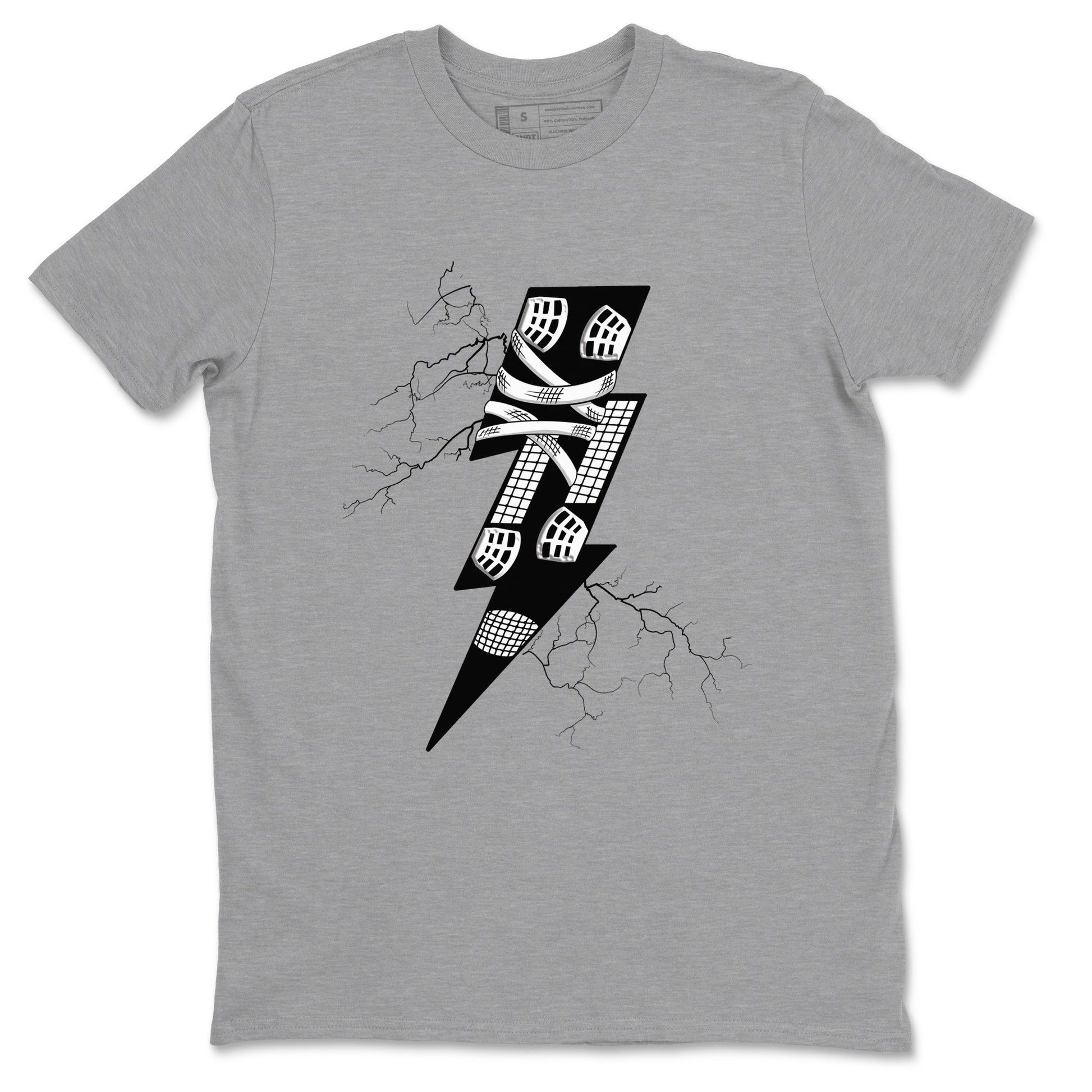 Thunder Kick Sneaker Tees - Air Jordan 4 White Thunder