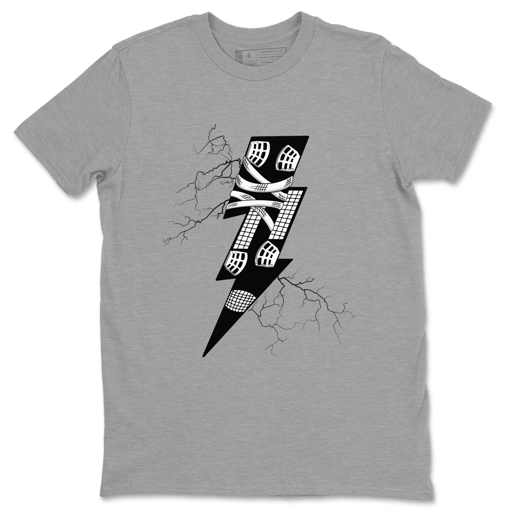Thunder Kick Sneaker Tees - Air Jordan 4 White Thunder