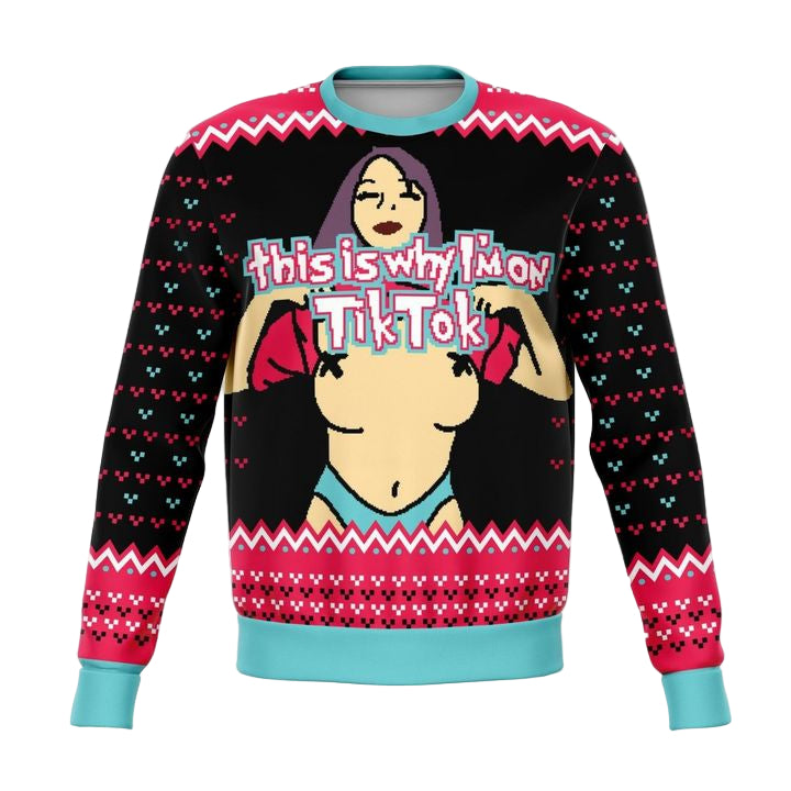 Tiktok Reason Meme 2022 Design 3d Ugly Christmas Sweater ? Usalast