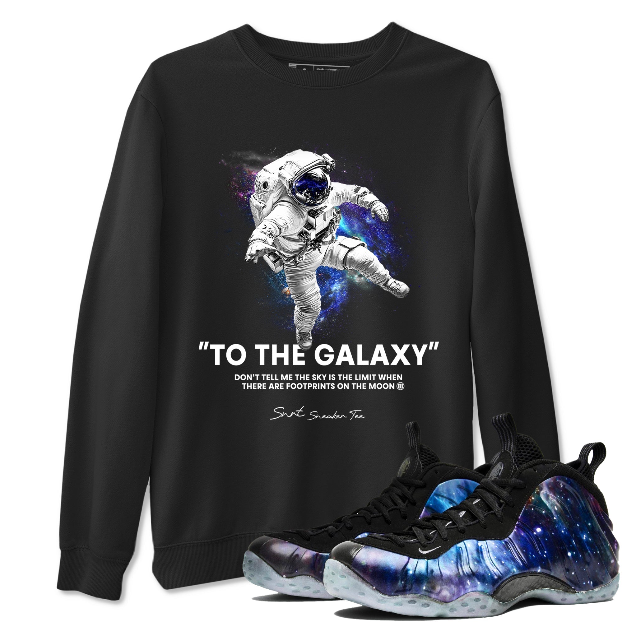 To The Galaxy Sneaker Tees - Air Foamposite One Galaxy