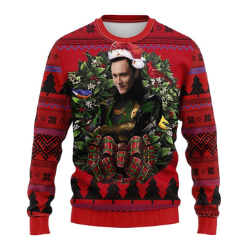 Tom Hiddleston Loki Avengers Noel Mc Ugly Christmas Sweater Thanksgiving Gift ? Usalast