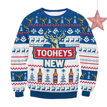 Tooheys New Beer Ugly Christmas Sweater 2022 ? Usalast