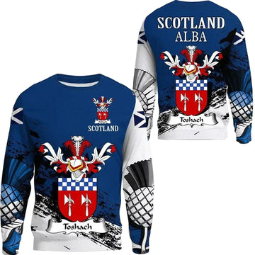 Toshach Scottish Family Crest Scotland Special Sweater A7 ? Usalast