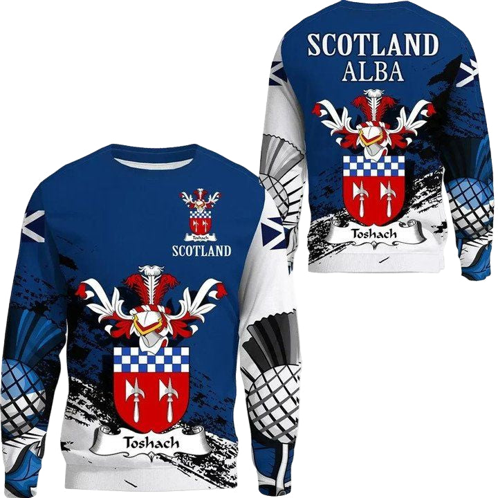 Toshach Scottish Family Crest Scotland Special Sweater A7 ? Usalast
