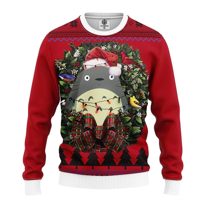 Totoro Noel 1 Mc Ugly Christmas Sweater Thanksgiving Gift ? Usalast