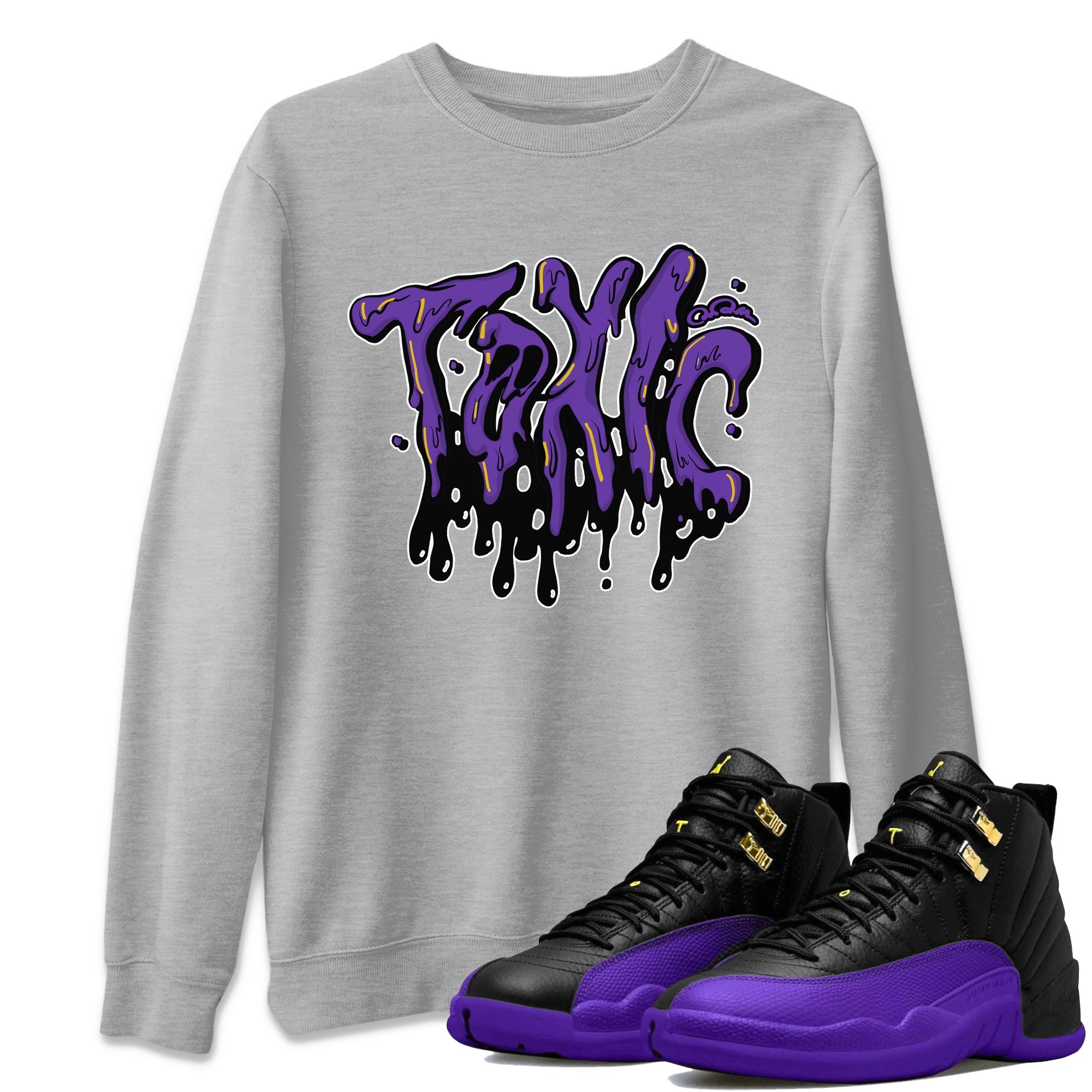 Toxic Unisex Tops - Air Jordan 12 Field Purple