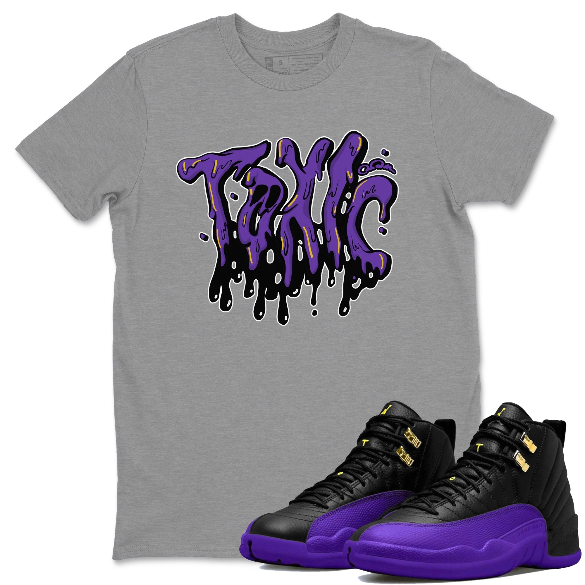 Toxic Unisex Tops - Air Jordan 12 Field Purple