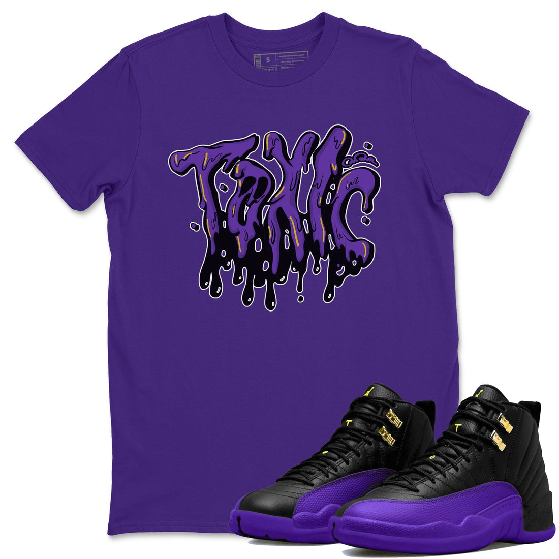Toxic Unisex Tops - Air Jordan 12 Field Purple