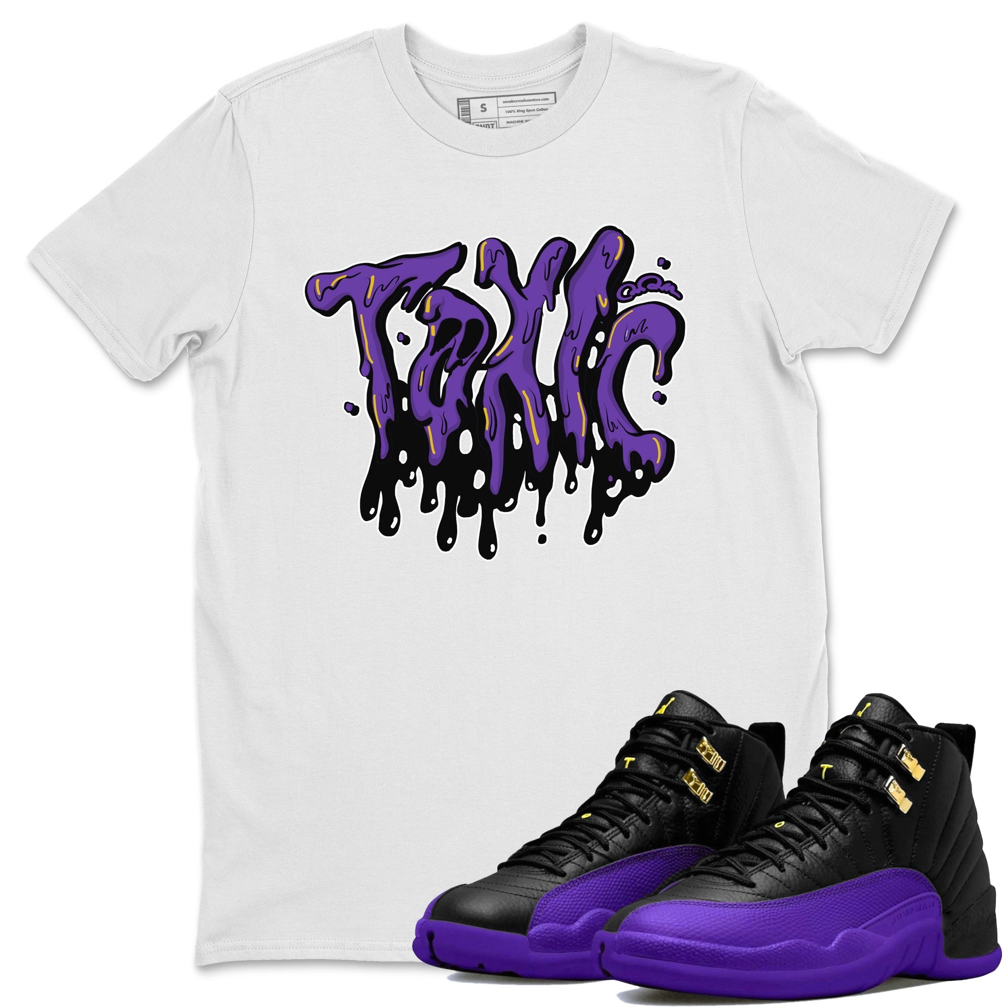 Toxic Unisex Tops - Air Jordan 12 Field Purple