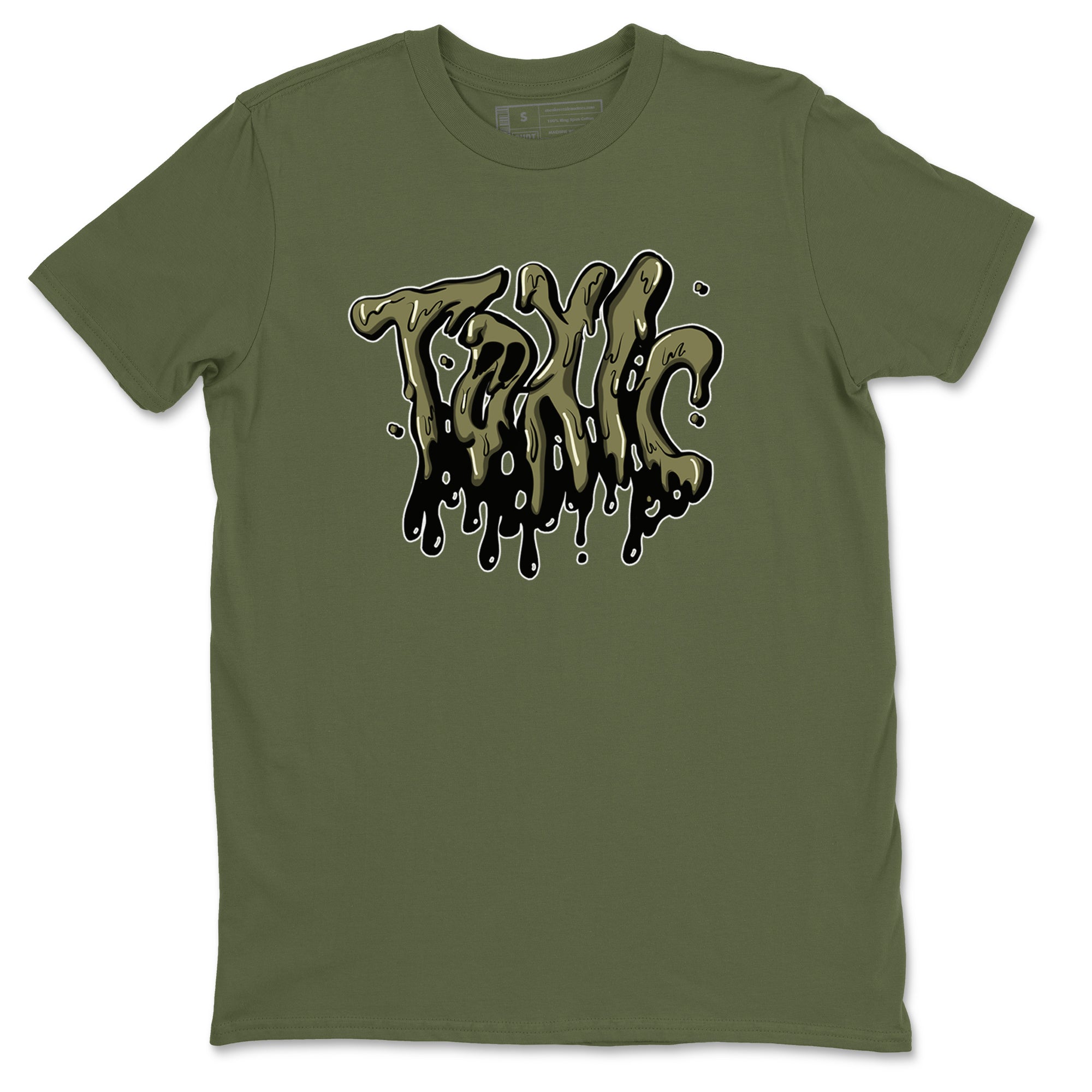 Toxic Sneaker Tee - Air Jordan 4 Medium Olive