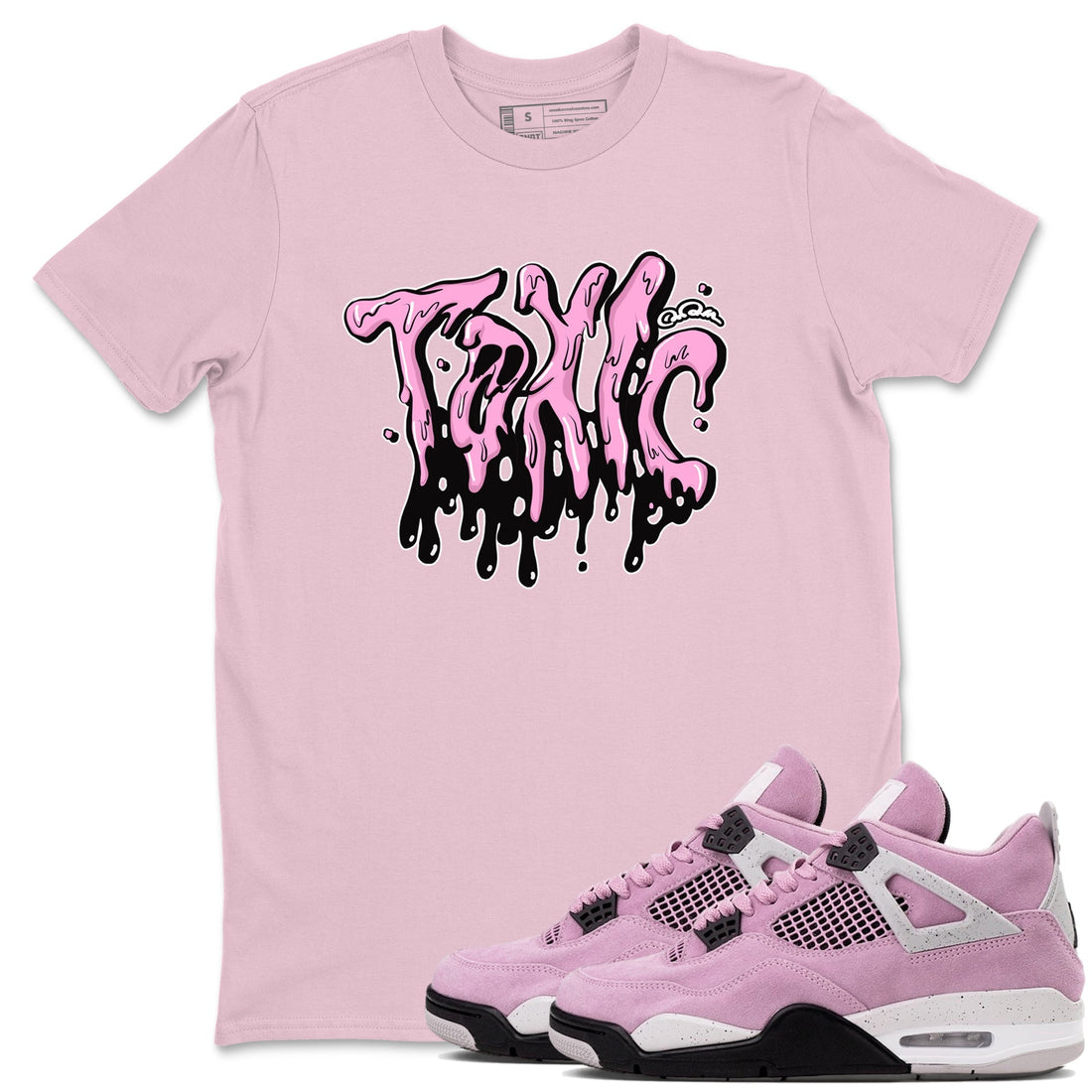 Toxic Sneaker Tees - Air Jordan 4 Orchid