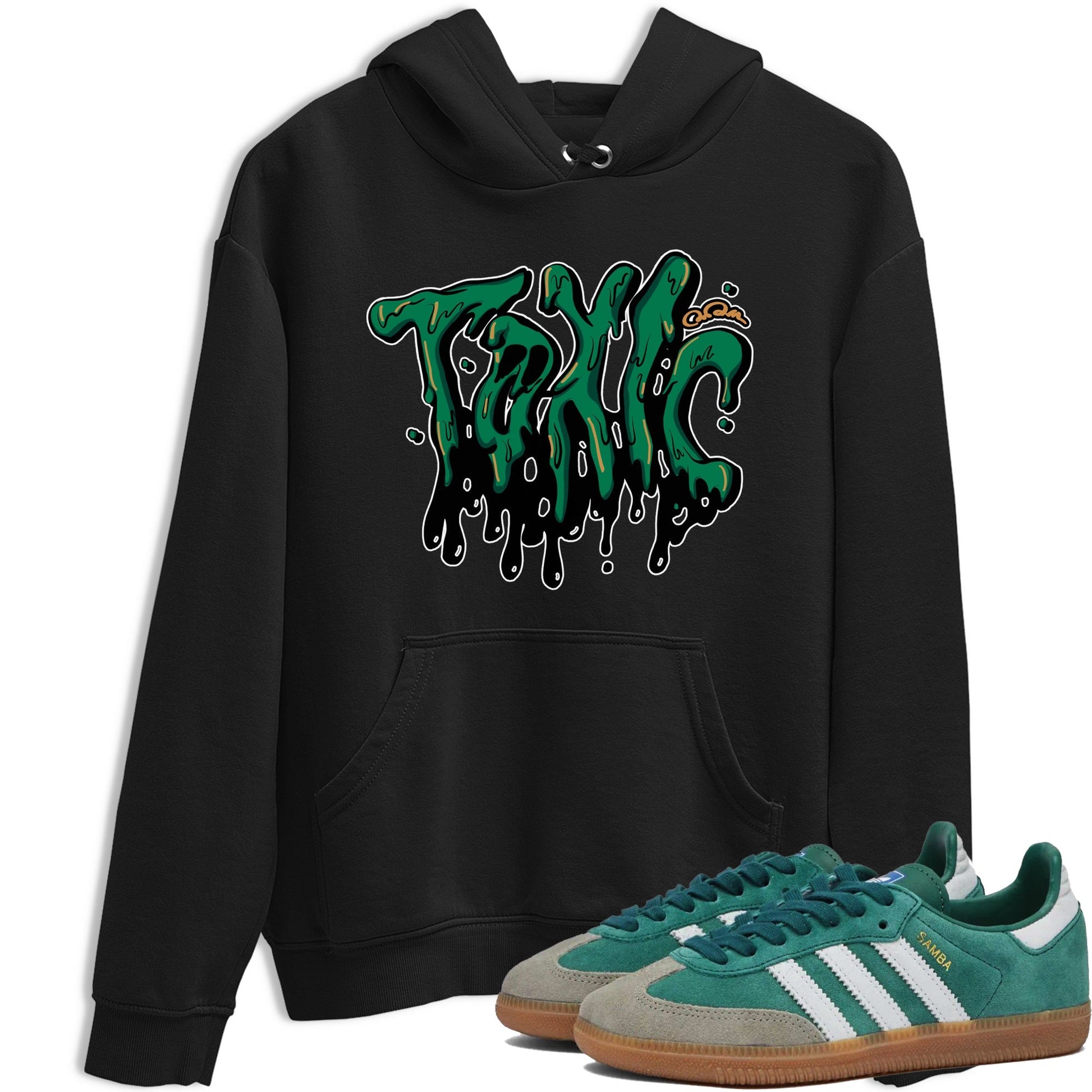 Toxic Sneaker Tee - Samba Collegiate Green Gum