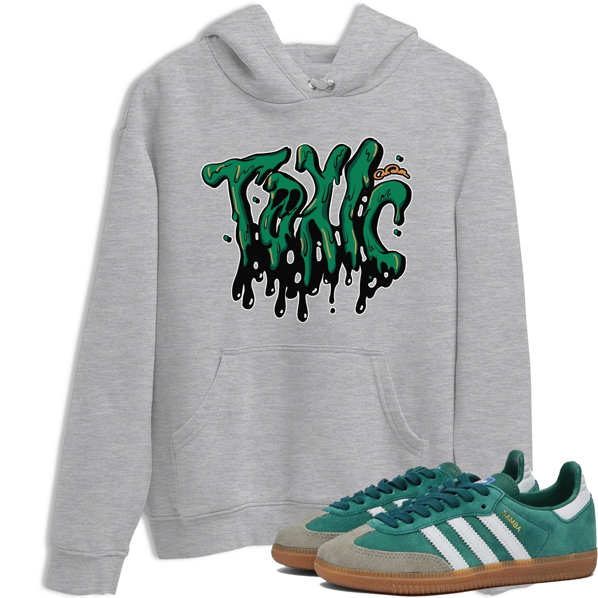 Toxic Sneaker Tee - Samba Collegiate Green Gum