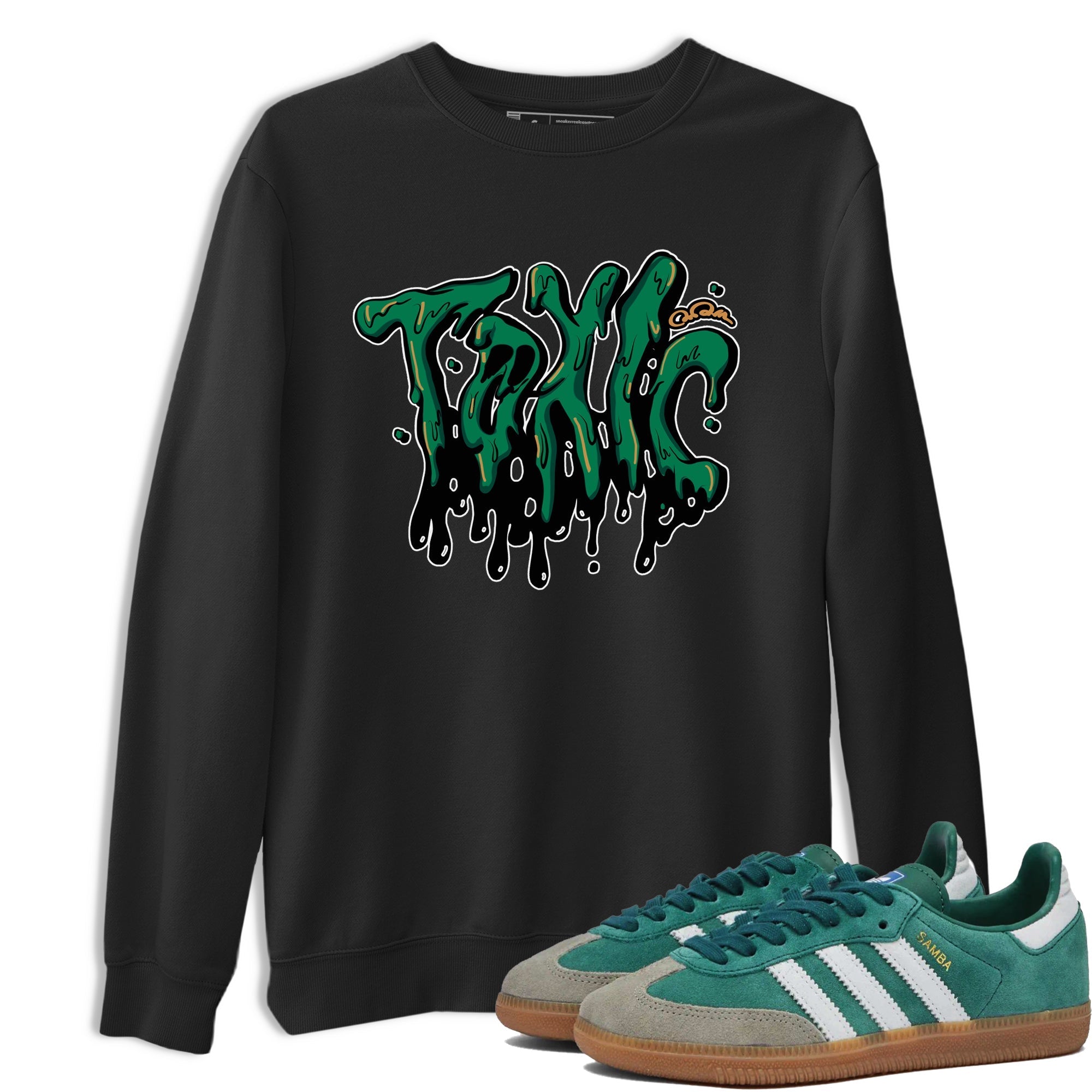 Toxic Sneaker Tee - Samba Collegiate Green Gum