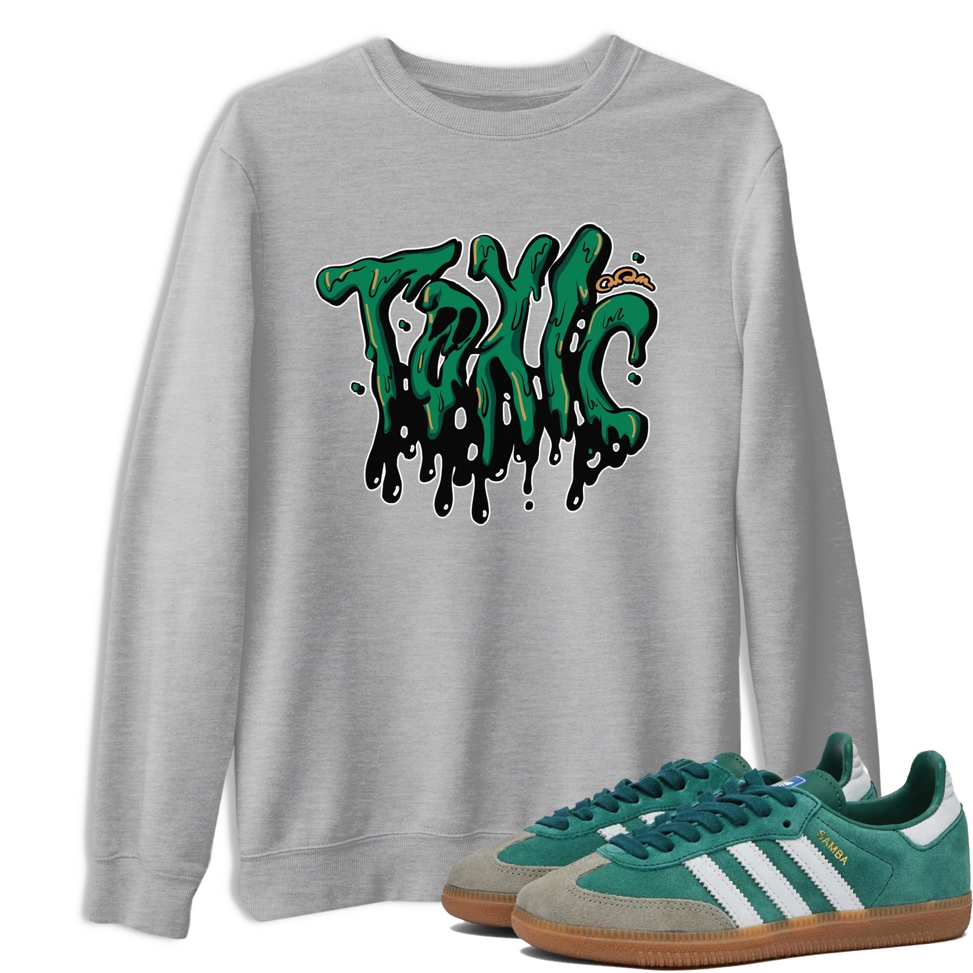 Toxic Sneaker Tee - Samba Collegiate Green Gum