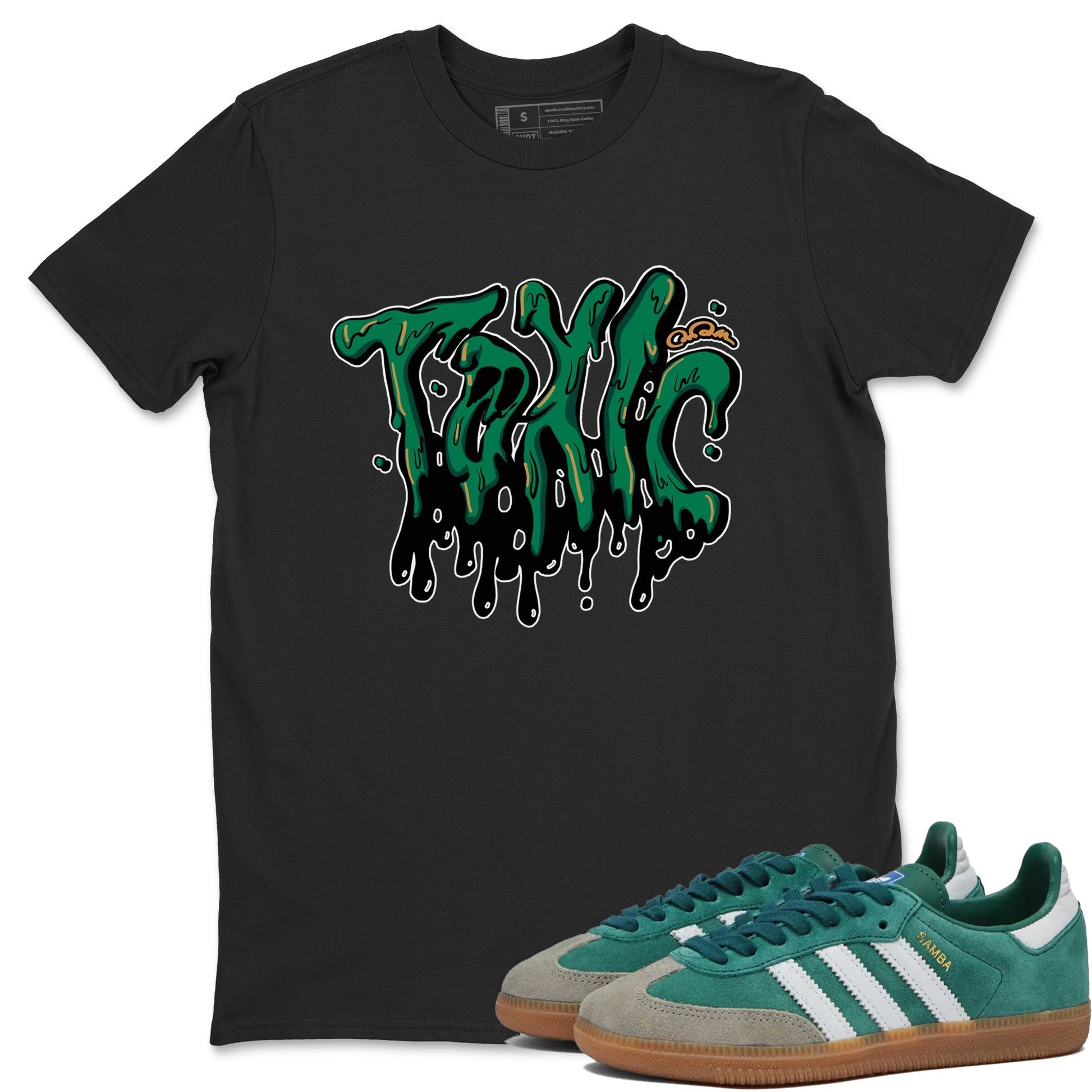 Toxic Sneaker Tee - Samba Collegiate Green Gum