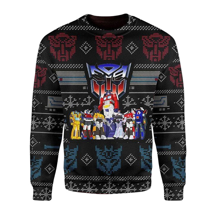 Transformers Robot Movies Ugly Christmas Sweater ? Usalast