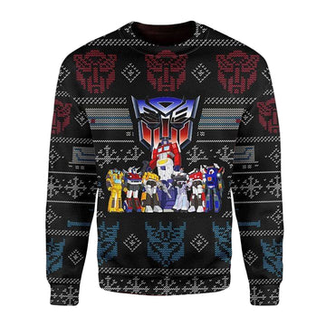 Transformers Robot Movies Ugly Christmas Sweater ? Usalast