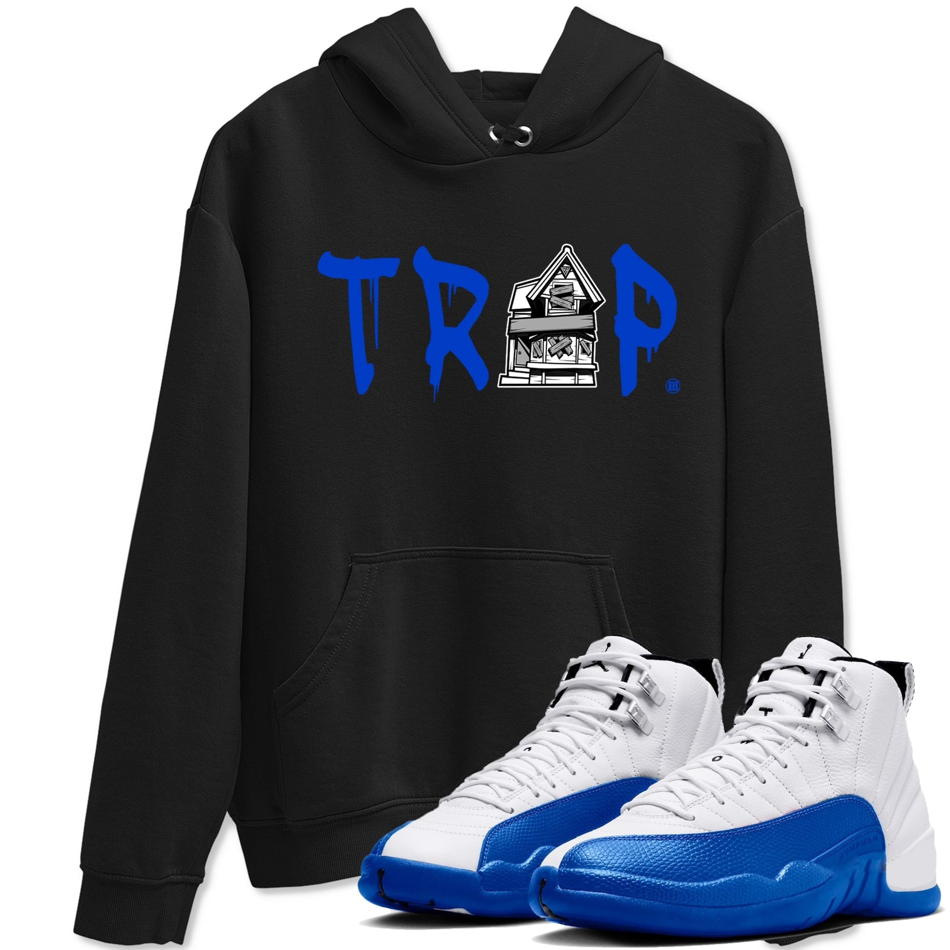 Trap House Sneaker Tees - Air Jordan 12 Blueberry