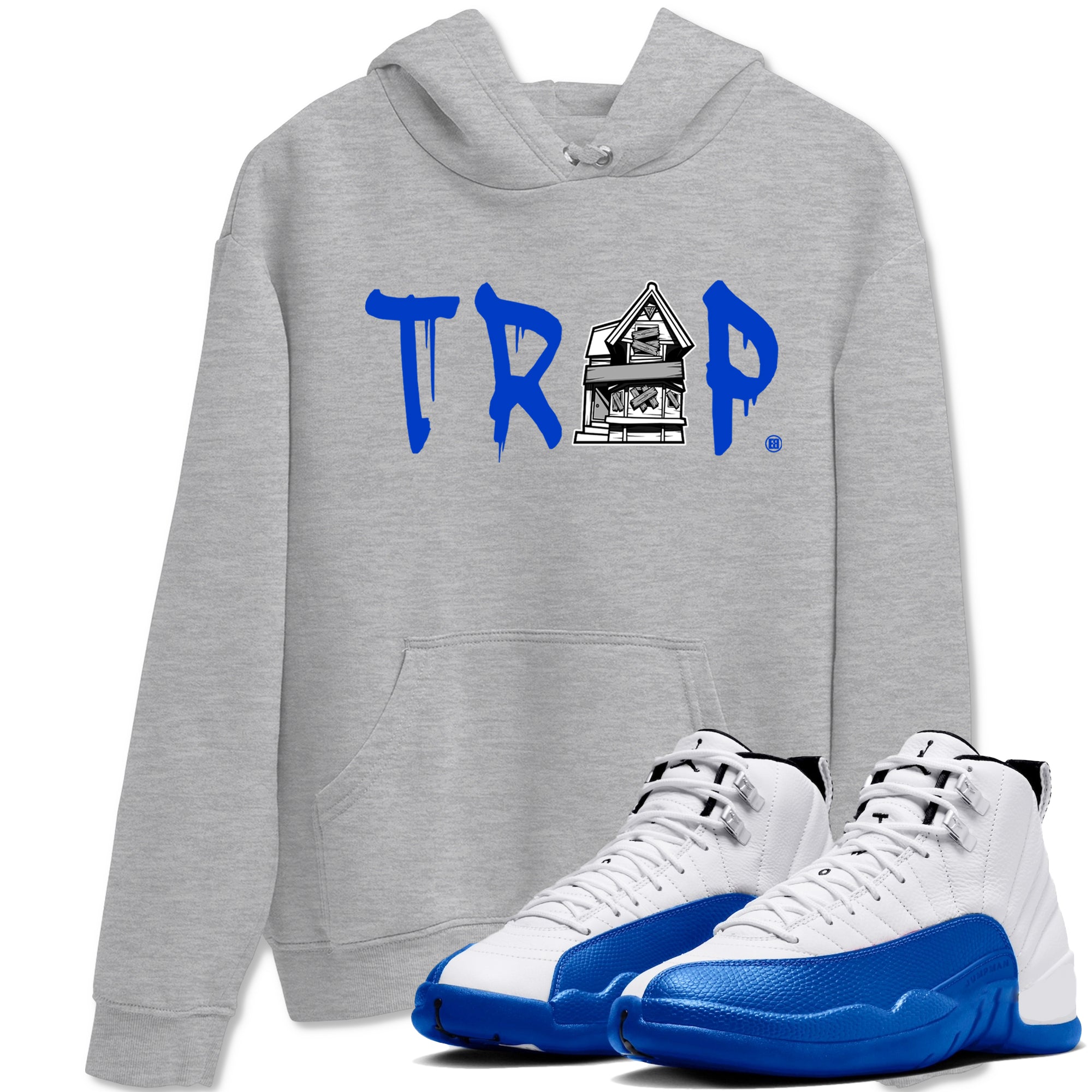 Trap House Sneaker Tees - Air Jordan 12 Blueberry