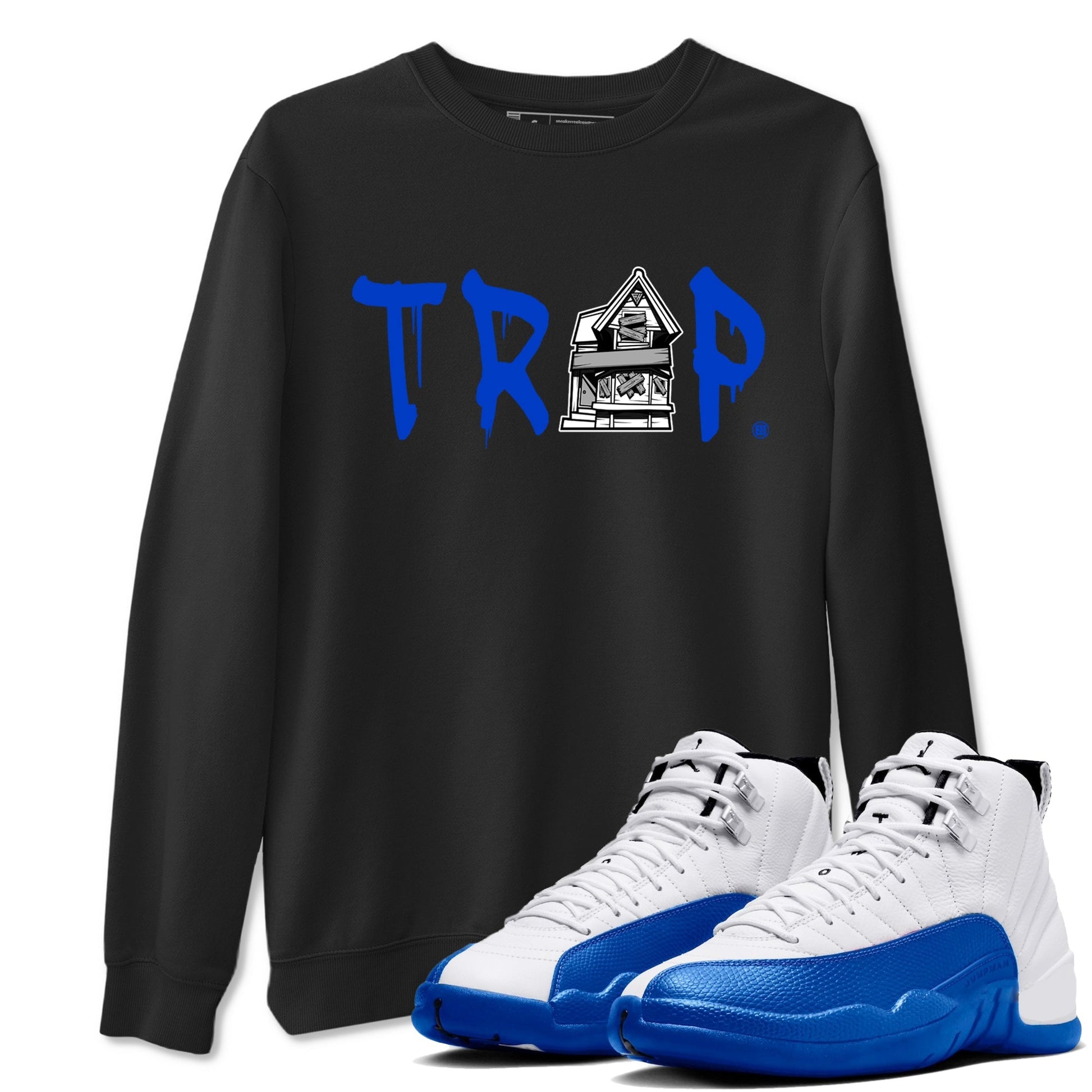 Trap House Sneaker Tees - Air Jordan 12 Blueberry