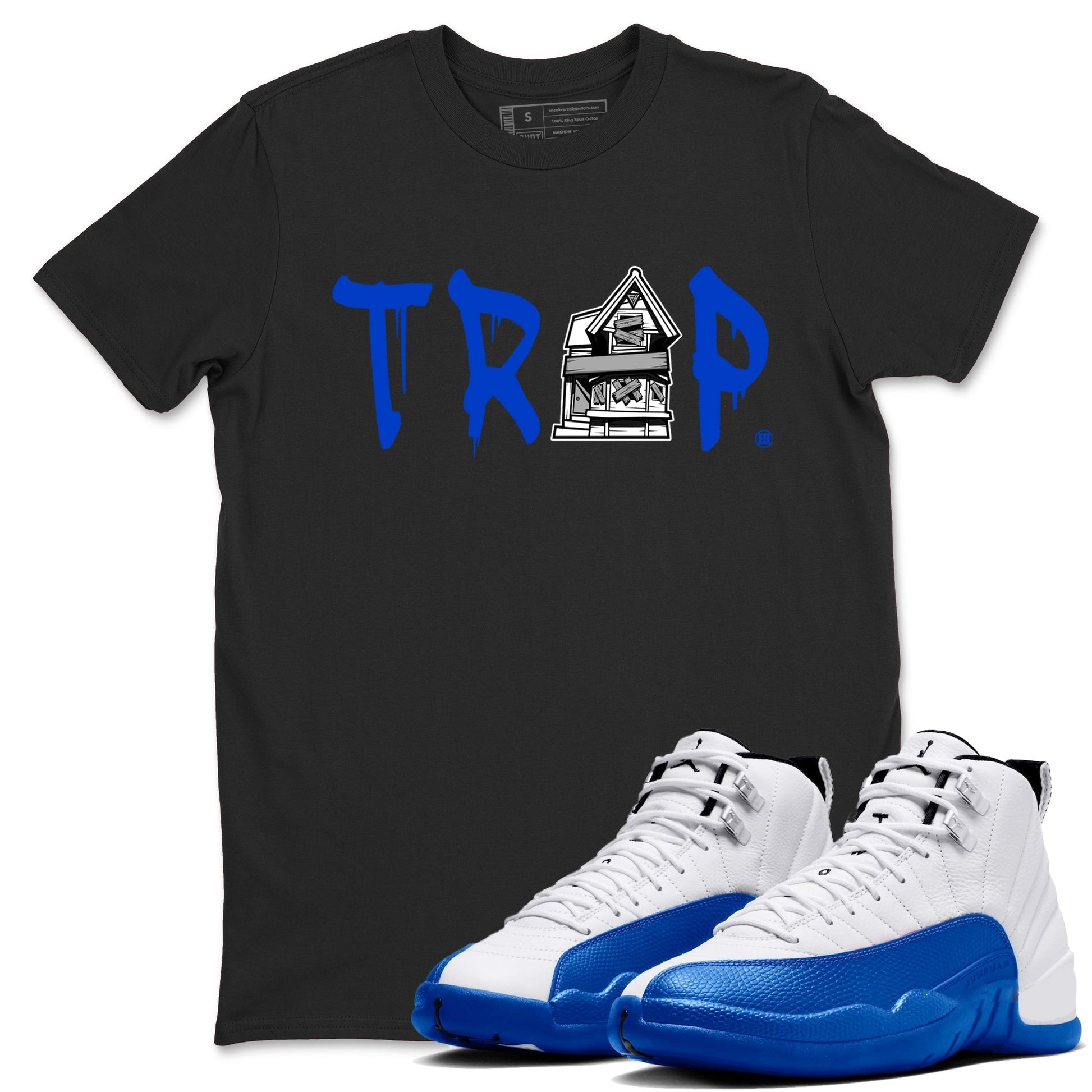 Trap House Sneaker Tees - Air Jordan 12 Blueberry