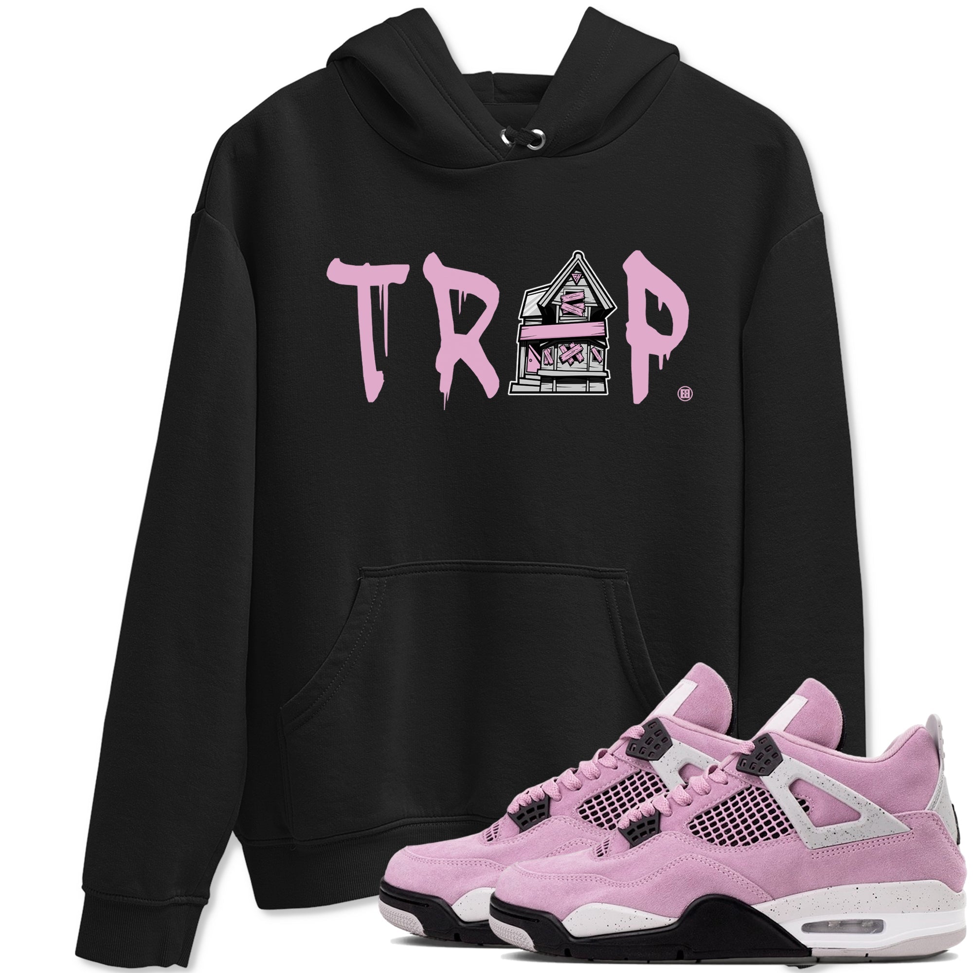 Trap House Sneaker Tees - Air Jordan 4 Orchid