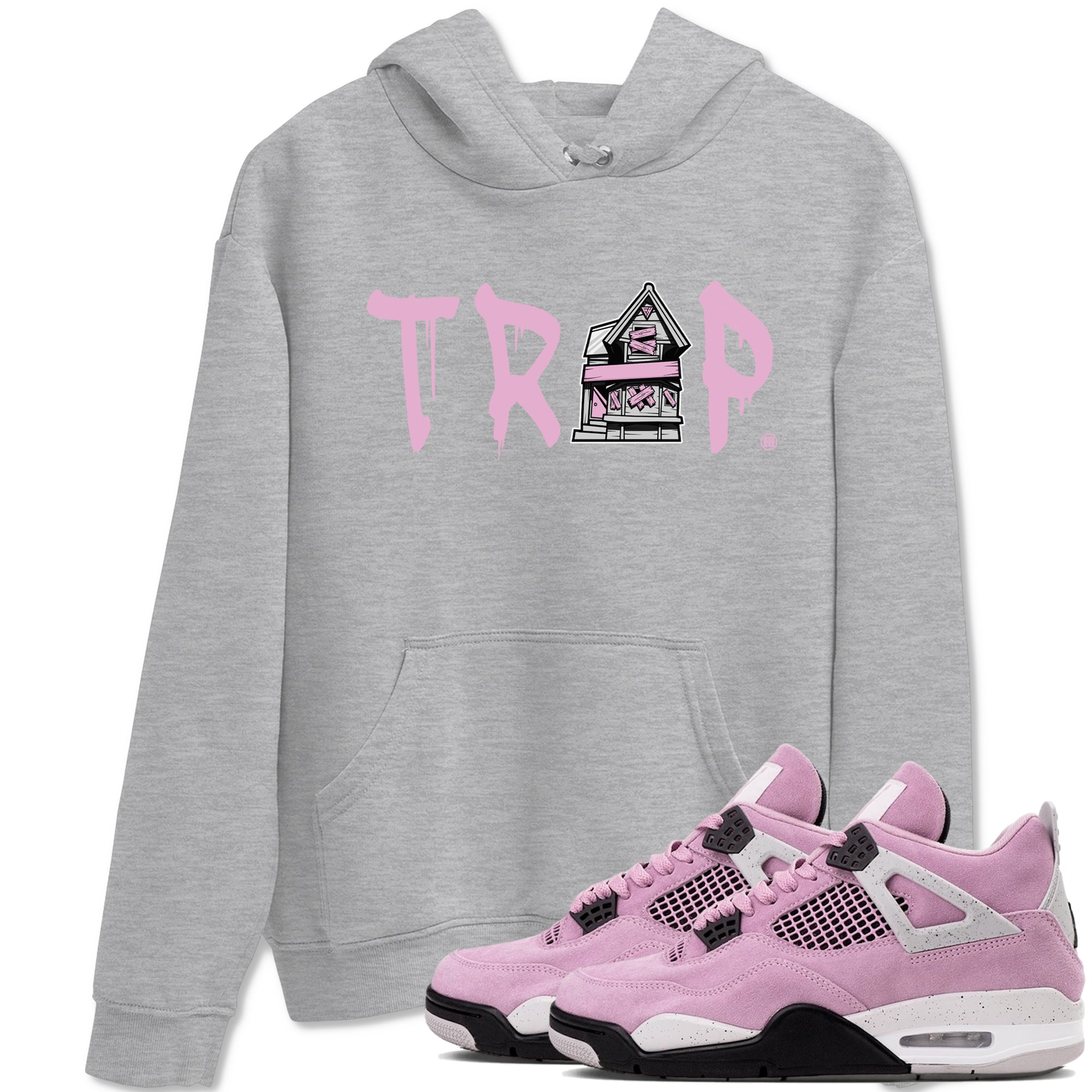 Trap House Sneaker Tees - Air Jordan 4 Orchid