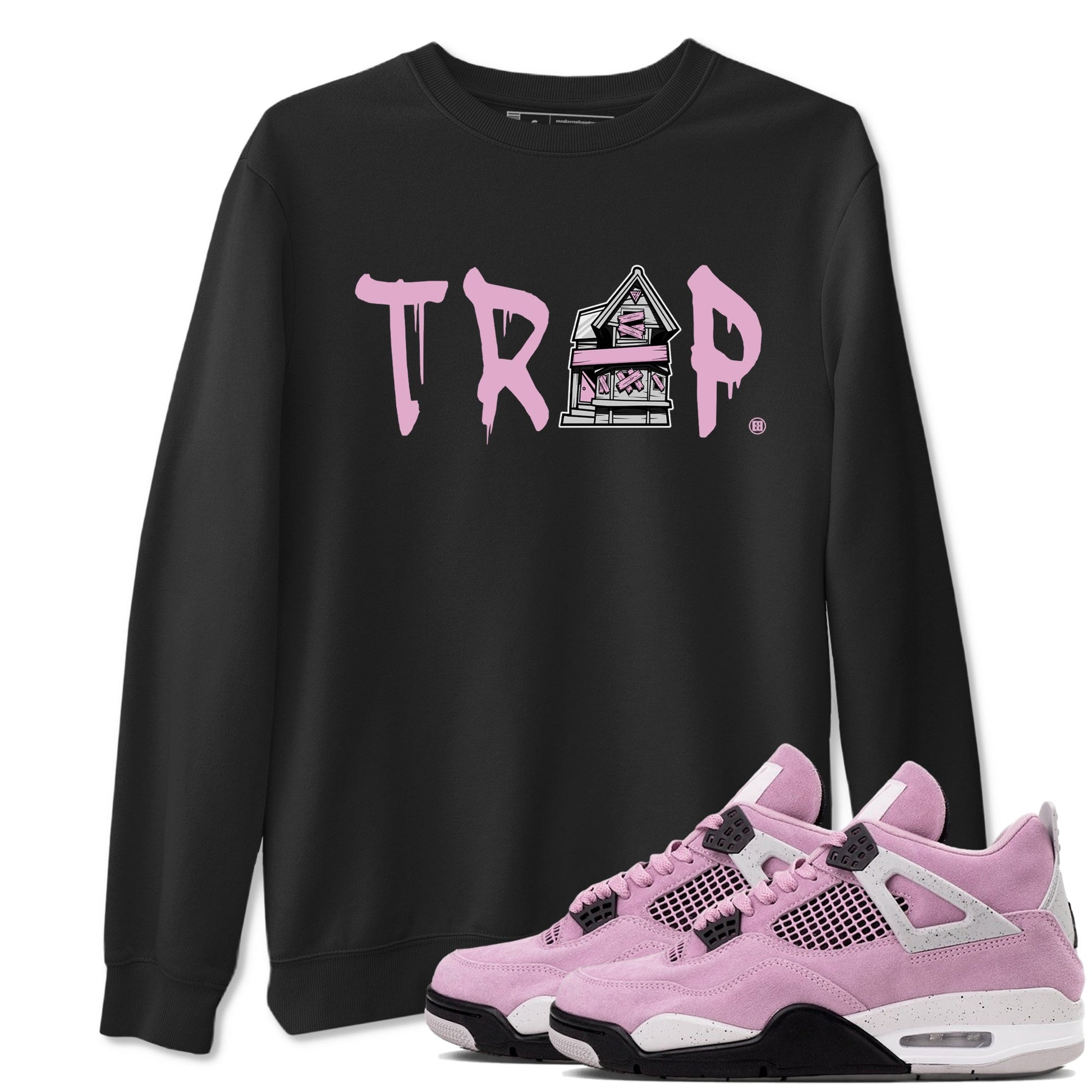 Trap House Sneaker Tees - Air Jordan 4 Orchid